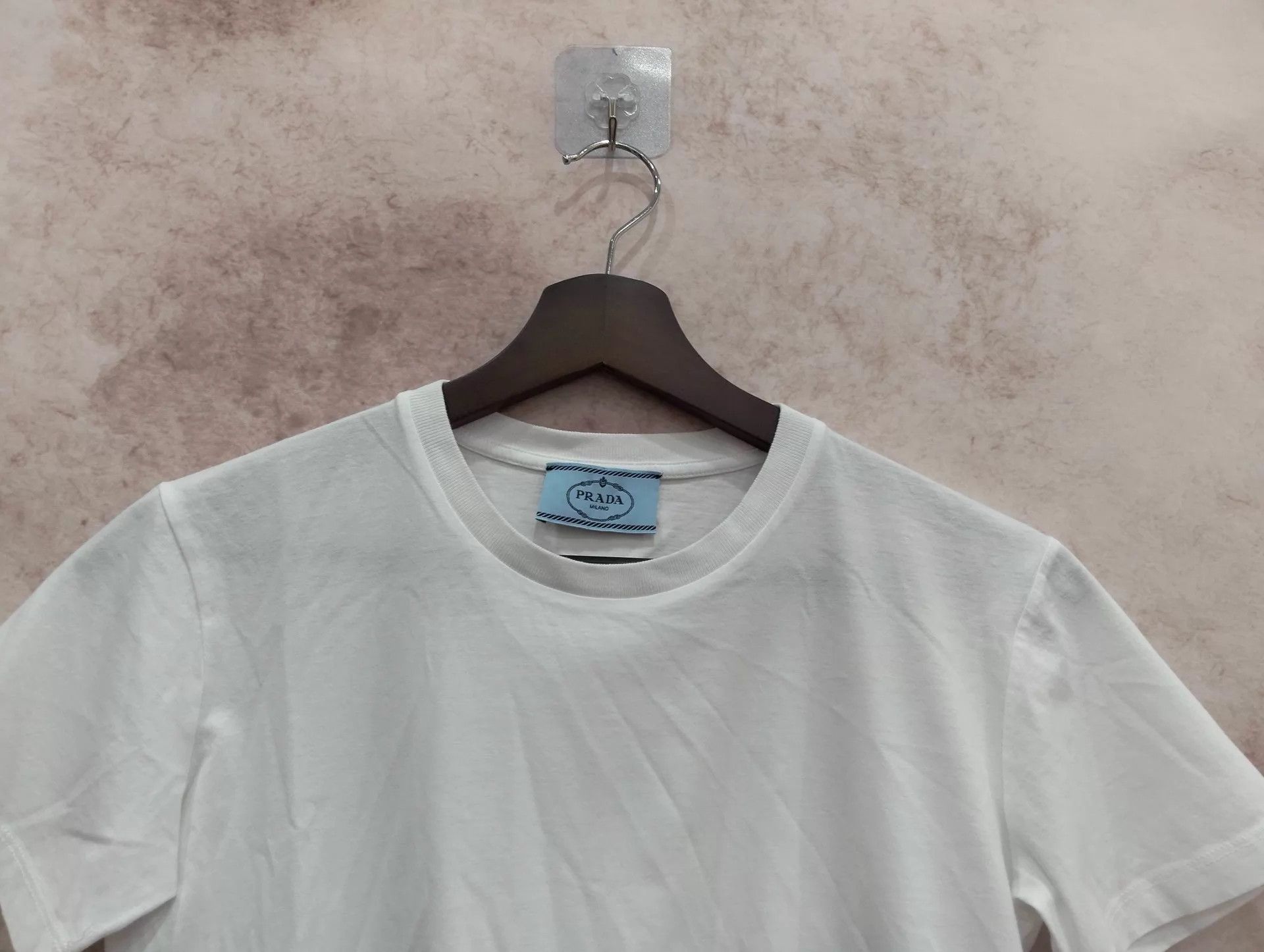 Prada PRADA Women's Solid Short Sleeve Tee S Size S / US 4 / IT 40 - 3 Thumbnail