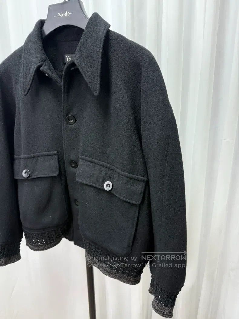 Yohji Yamamoto Yohji Yamamoto Patchwork wool short wide jacket Size US M / EU 48-50 / 2 - 2 Thumbnail