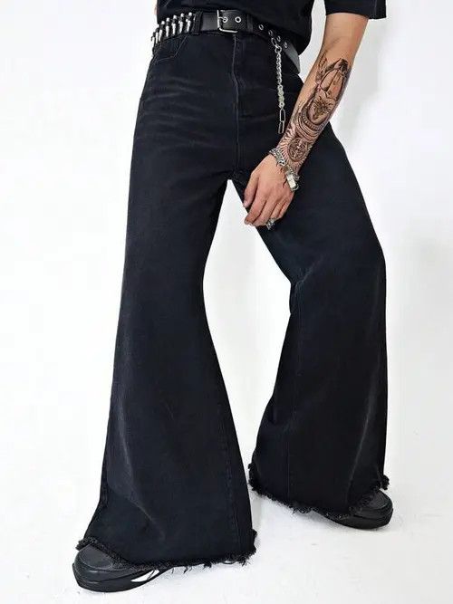 Jean Wide Leg Opium 90s Jeans Denim Size US 32 / EU 48 - 1 Thumbnail