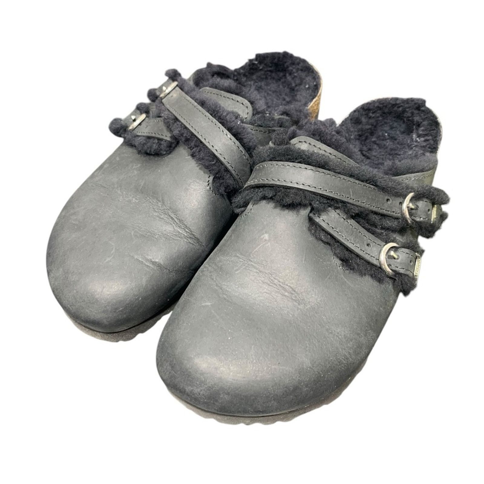 Birkenstock Birkenstock Boston Genuine Shearling lined sz 38 n L7 M 5 Size US 7 / IT 37 - 1 Thumbnail