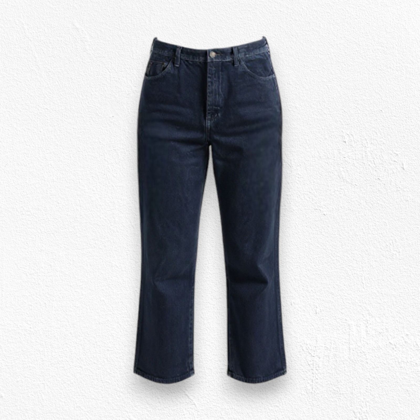 Rustler 2000s Black High Rise Straight Jeans Size 34 x 30 Size US 34 / EU 50 - 1 Thumbnail