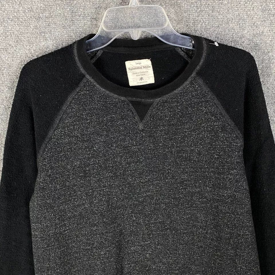 Splendid Splendid Mills Sweater Men's Large Pullover Cotton Blend L Size US L / EU 52-54 / 3 - 2 Thumbnail