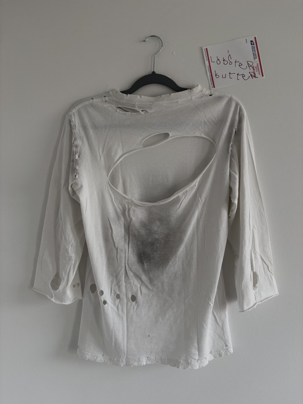 Number (N)ine number (n)ine ss02 modern age destroyed long sleeve Size US M / EU 48-50 / 2 - 2 Thumbnail