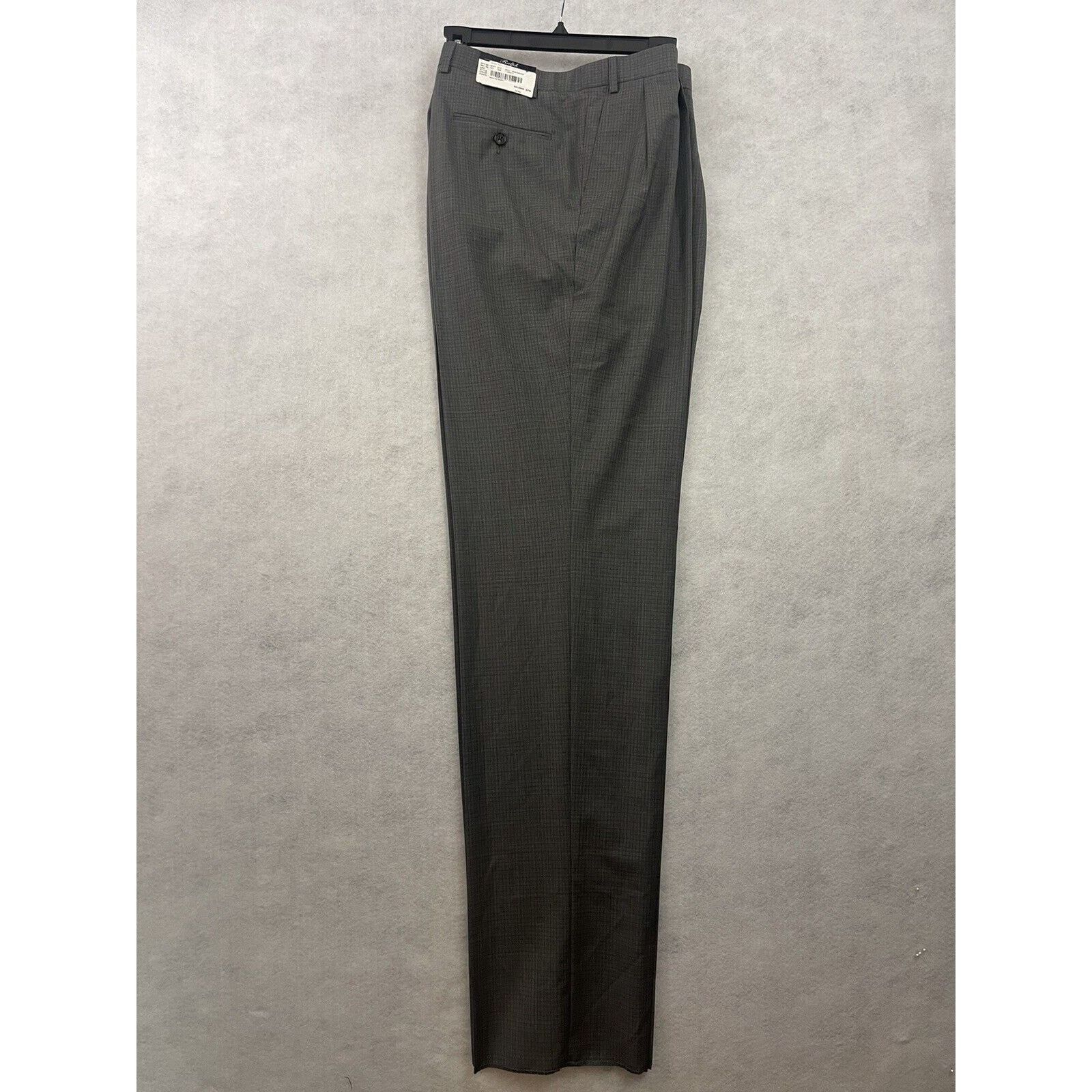Ralph Lauren Ralph Lauren Nero Dress Pants Mens 43 Long 37 Gray MSPR $495 Size 42L - 4 Thumbnail