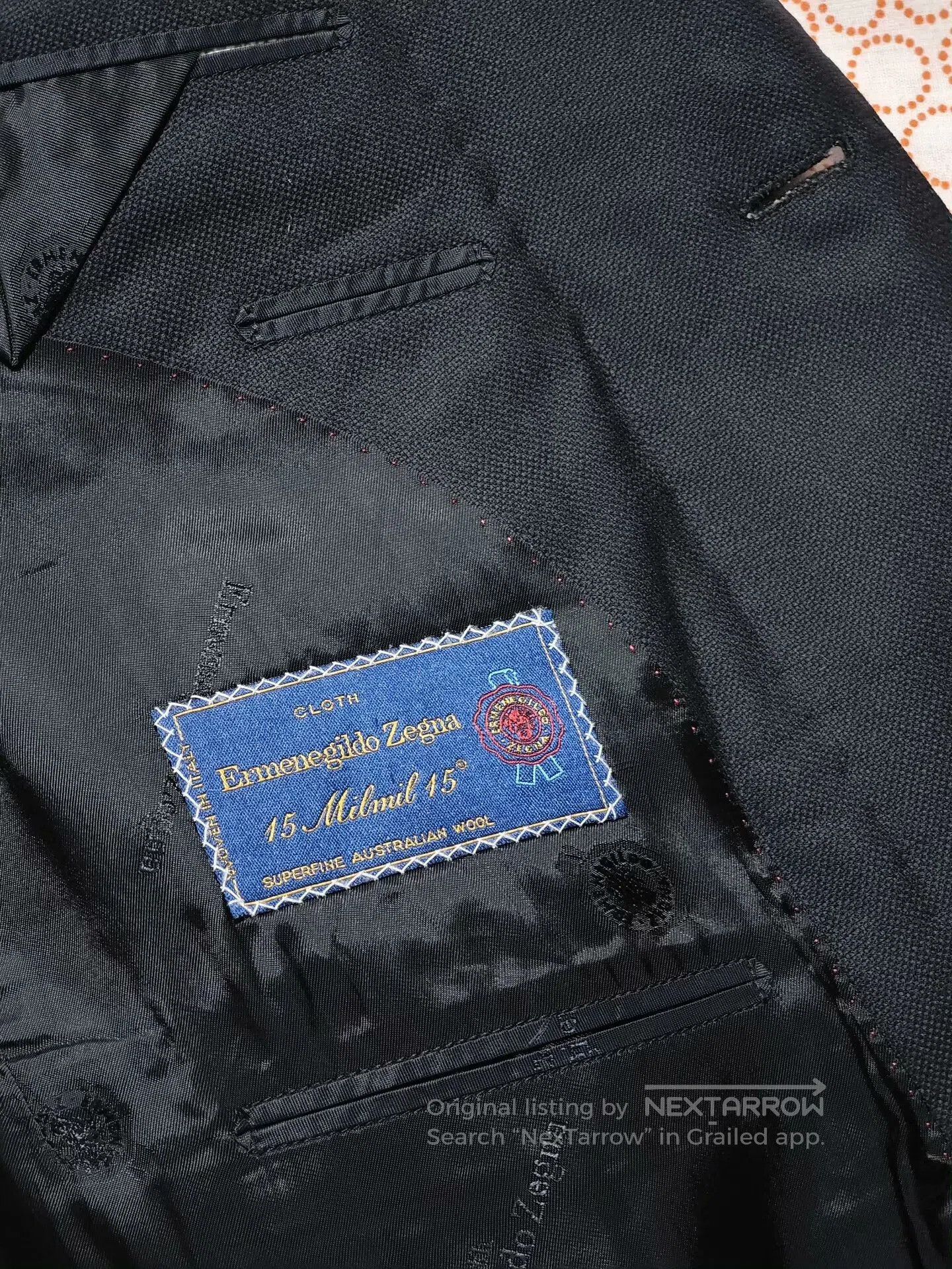 Ermenegildo Zegna Custom Zegna Black Wool Suit. Size US M / EU 48-50 / 2 - 8 Thumbnail