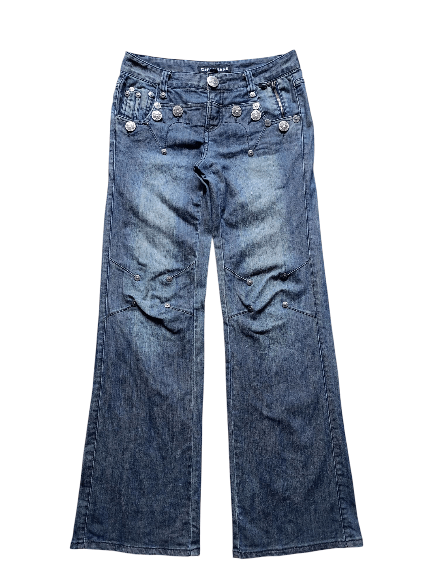 Japanese Brand Only Jeans Flared Denim Pants Size US 31 - 1 Thumbnail