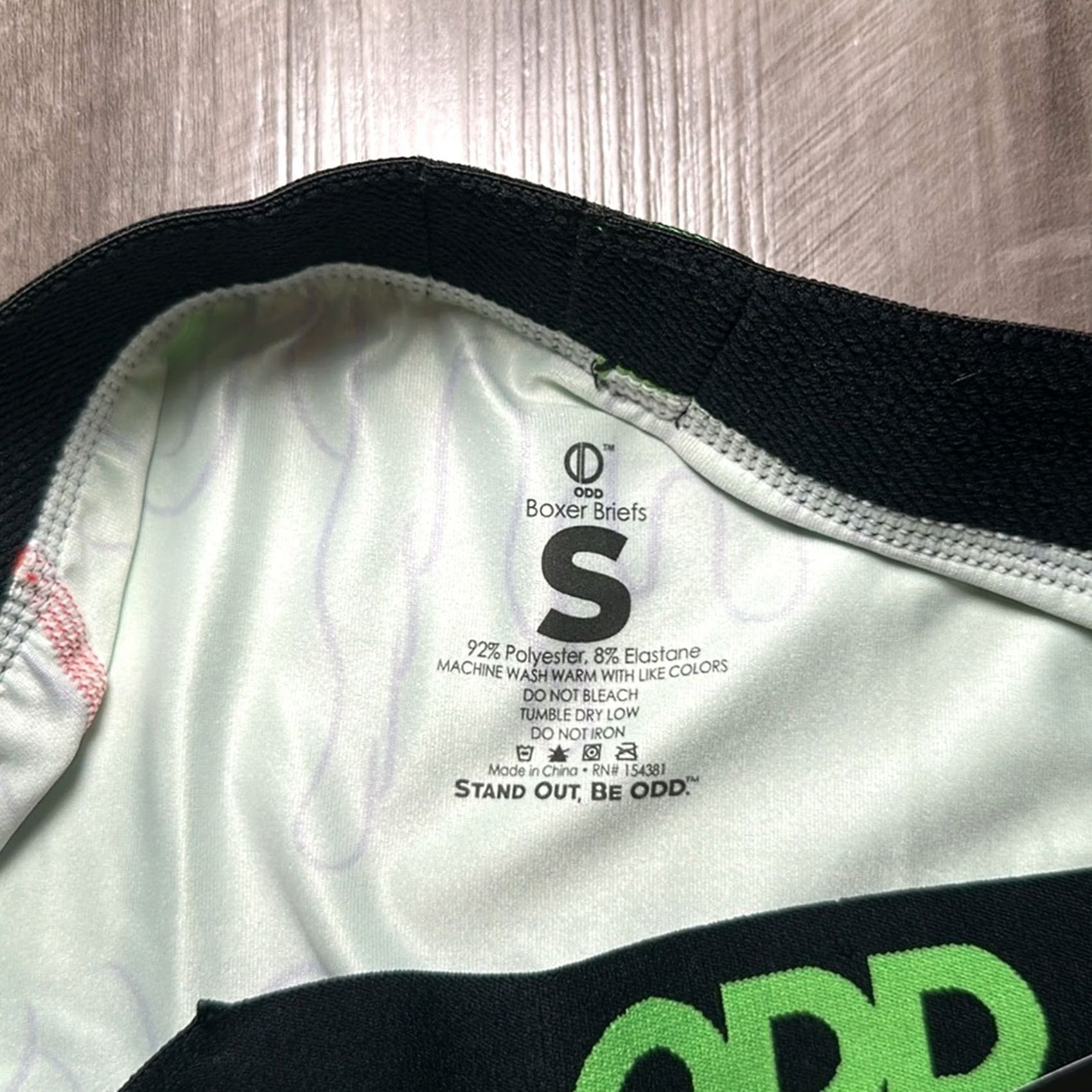 Vintage Ghostbusters Odd Boxer Brief Small Men S Regular Underwear Style Boxer Brief Green Sold by Odd Size 36R - 3 Thumbnail