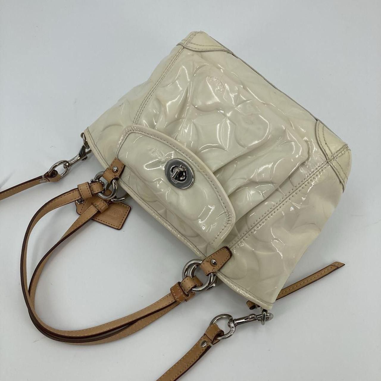 Coach Coach Embossed Patent Leather Tote Size ONE SIZE - 4 Thumbnail