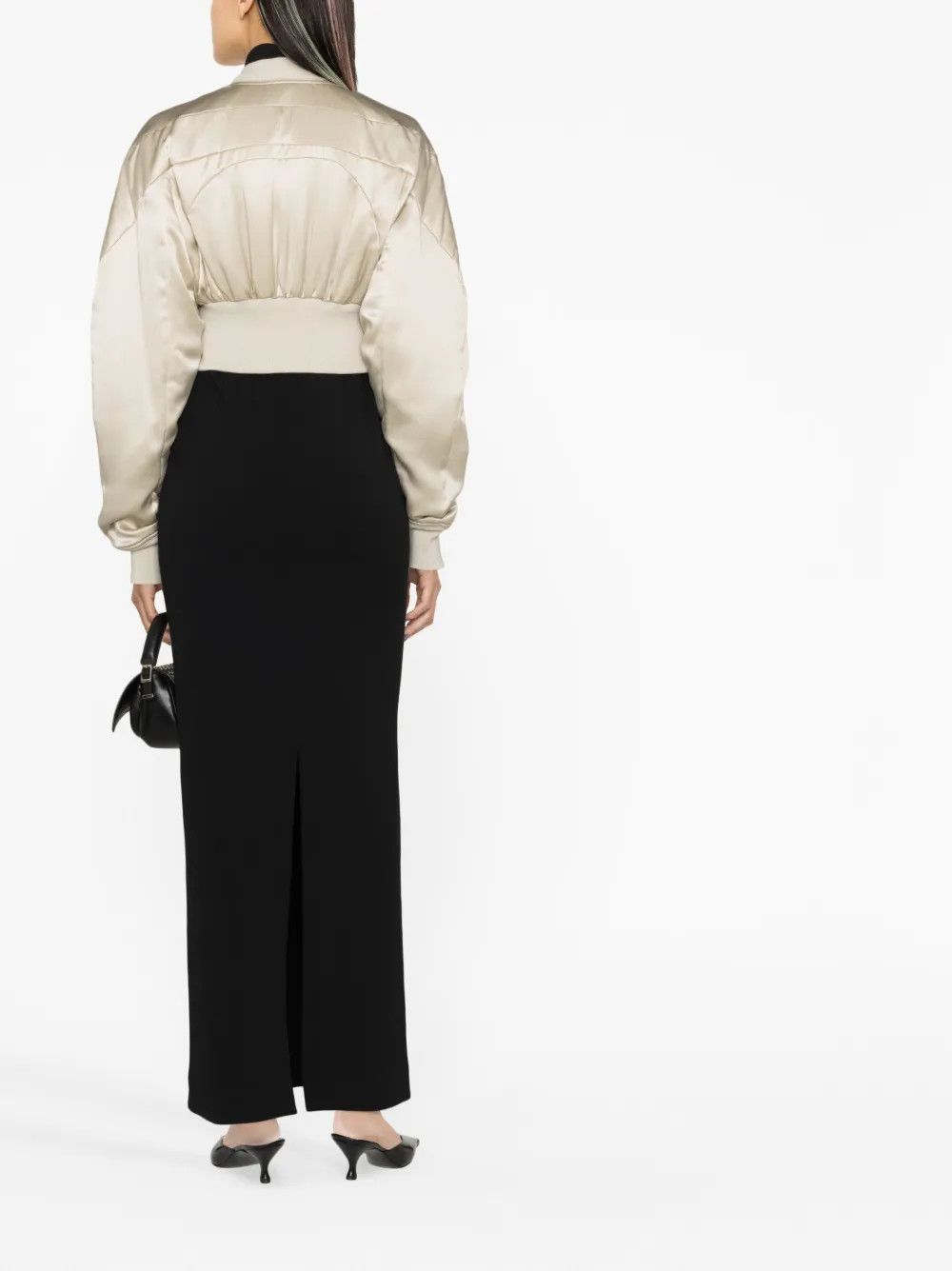 Rick Owens o1y0126 Bomber Jacket in Beige Size M / US 6-8 / IT 42-44 - 3 Thumbnail