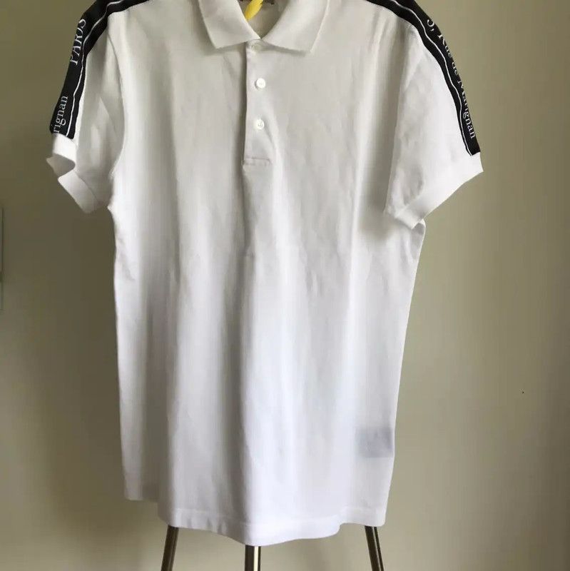 Dior Dior White Short Sleeve Polo Shirt for Men 0089 Size US S / EU 44-46 / 1 - 1 Thumbnail