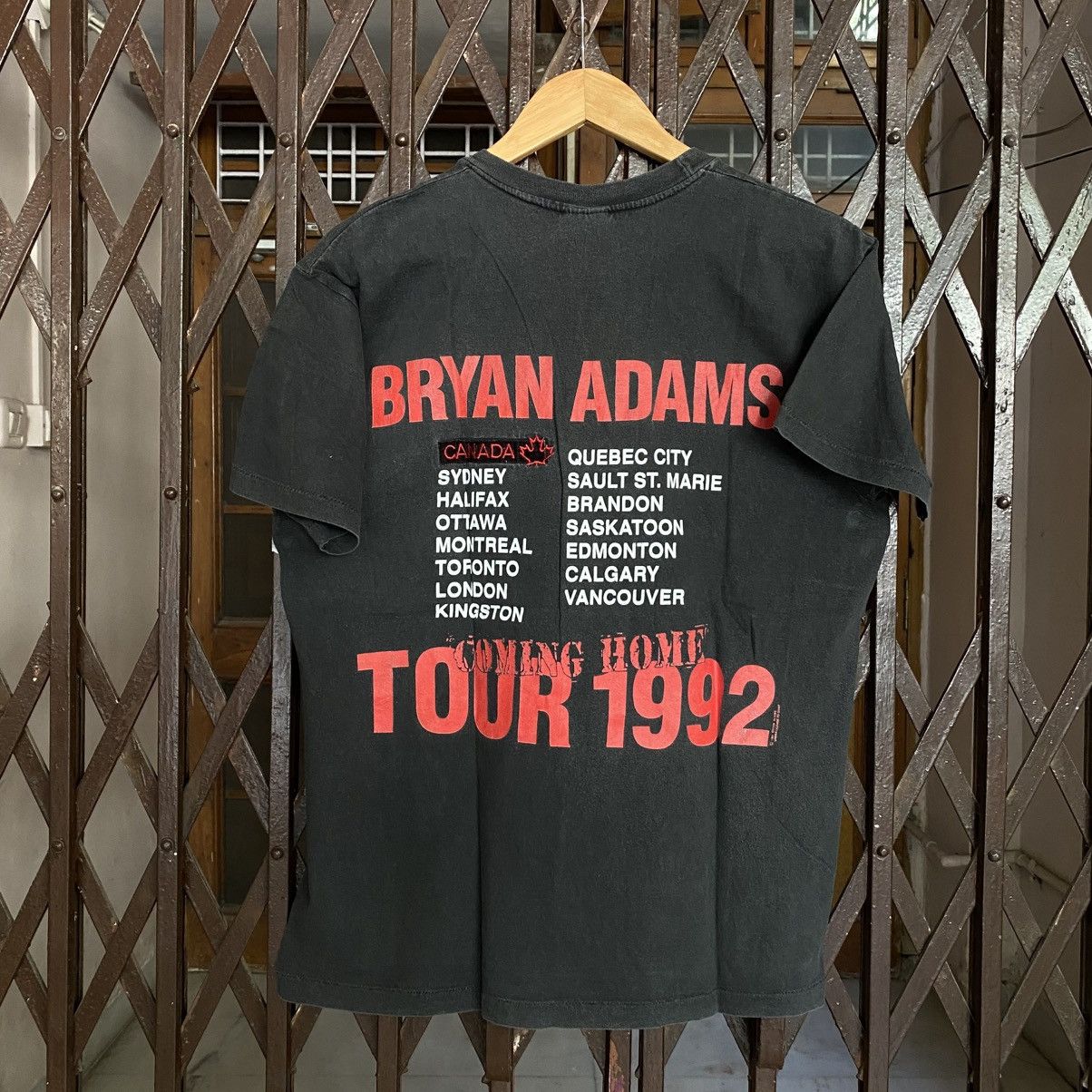 Band Tees Vintage 1992 Bryan Adams "Waking Up the World" tour t-shirt Size US L / EU 52-54 / 3 - 3 Thumbnail