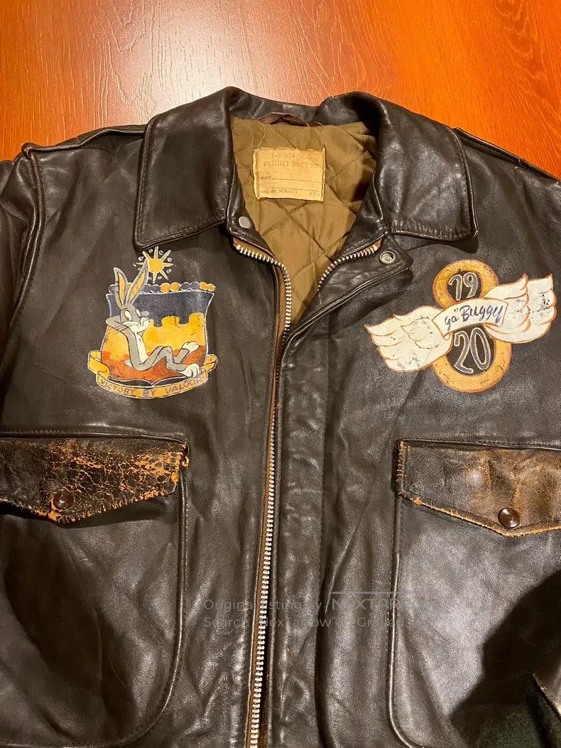 Schott Schott A-2 cowhide flight jacket Size US XS / EU 42 / 0 - 6 Thumbnail