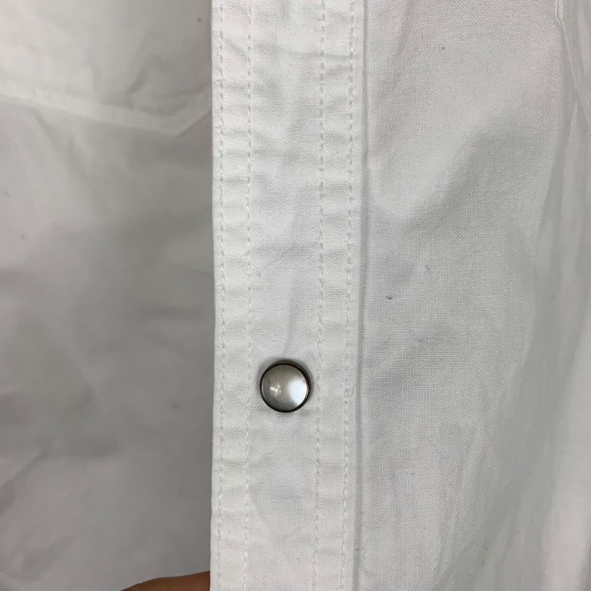 Japanese Brand OFF ROAD White Work Shirt Button Up Western Shirt #1934-C84 Size US L / EU 52-54 / 3 - 11 Thumbnail