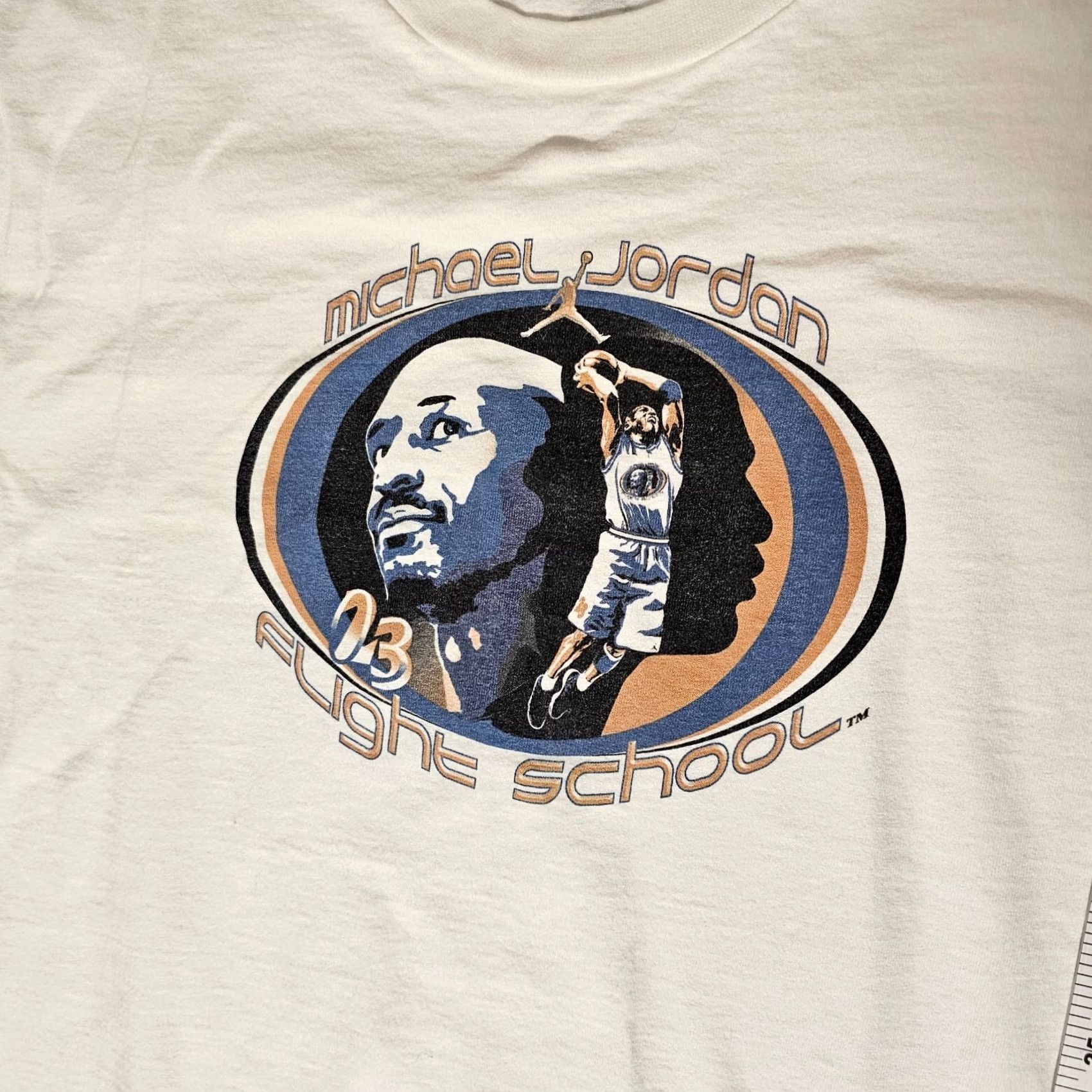 Nike Nike Retro Camp Shirt XL Michael Jordan Flight School White Short Sleeve Shirt Mens Nike Air Jordan Retro Basketball Graphic Print Logo Vintage Size US XL / EU 56 / 4 - 3 Thumbnail