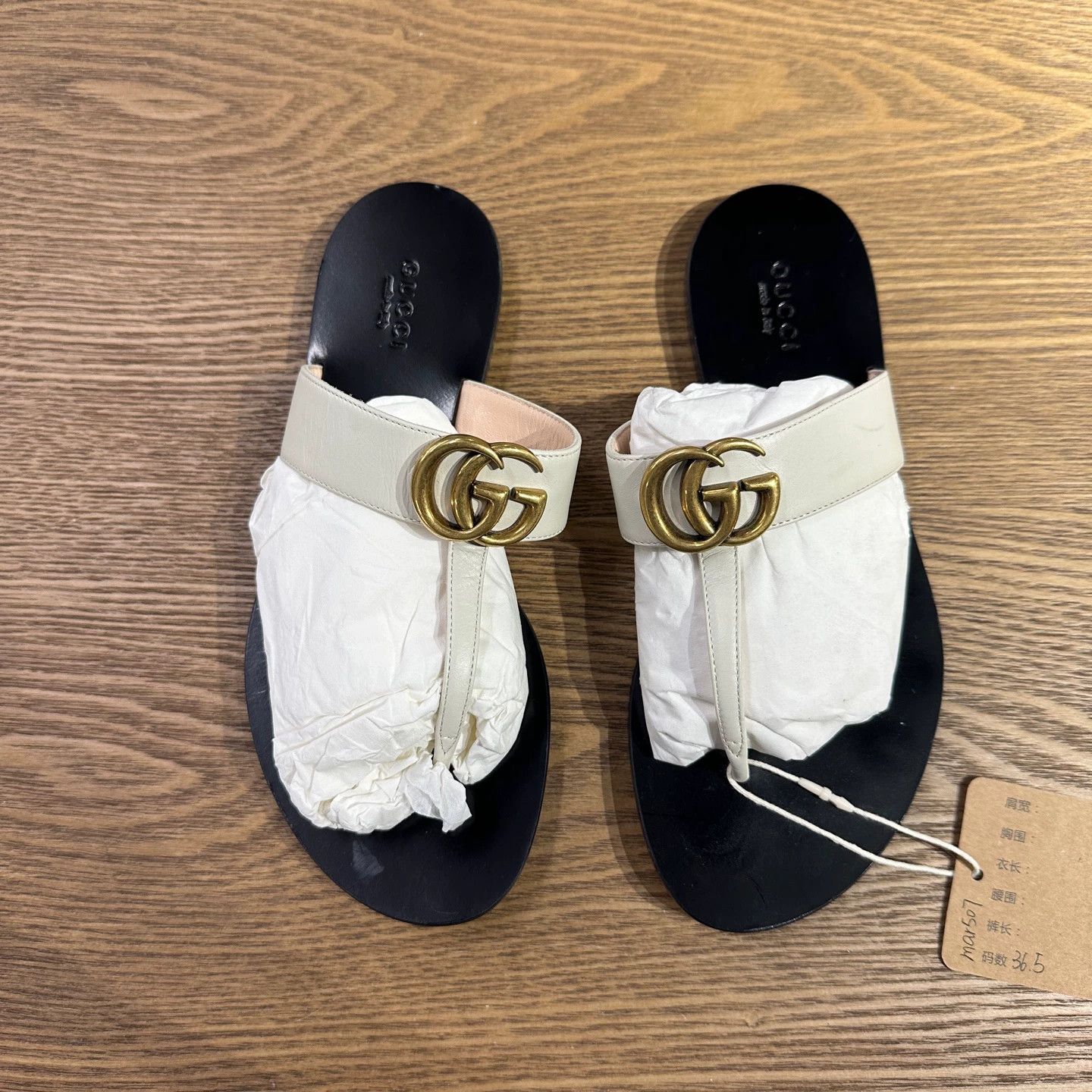 Gucci Gucci Marmont Double G Slipper 36.5 EU mar507 Size US 6 / IT 36 - 2 Thumbnail