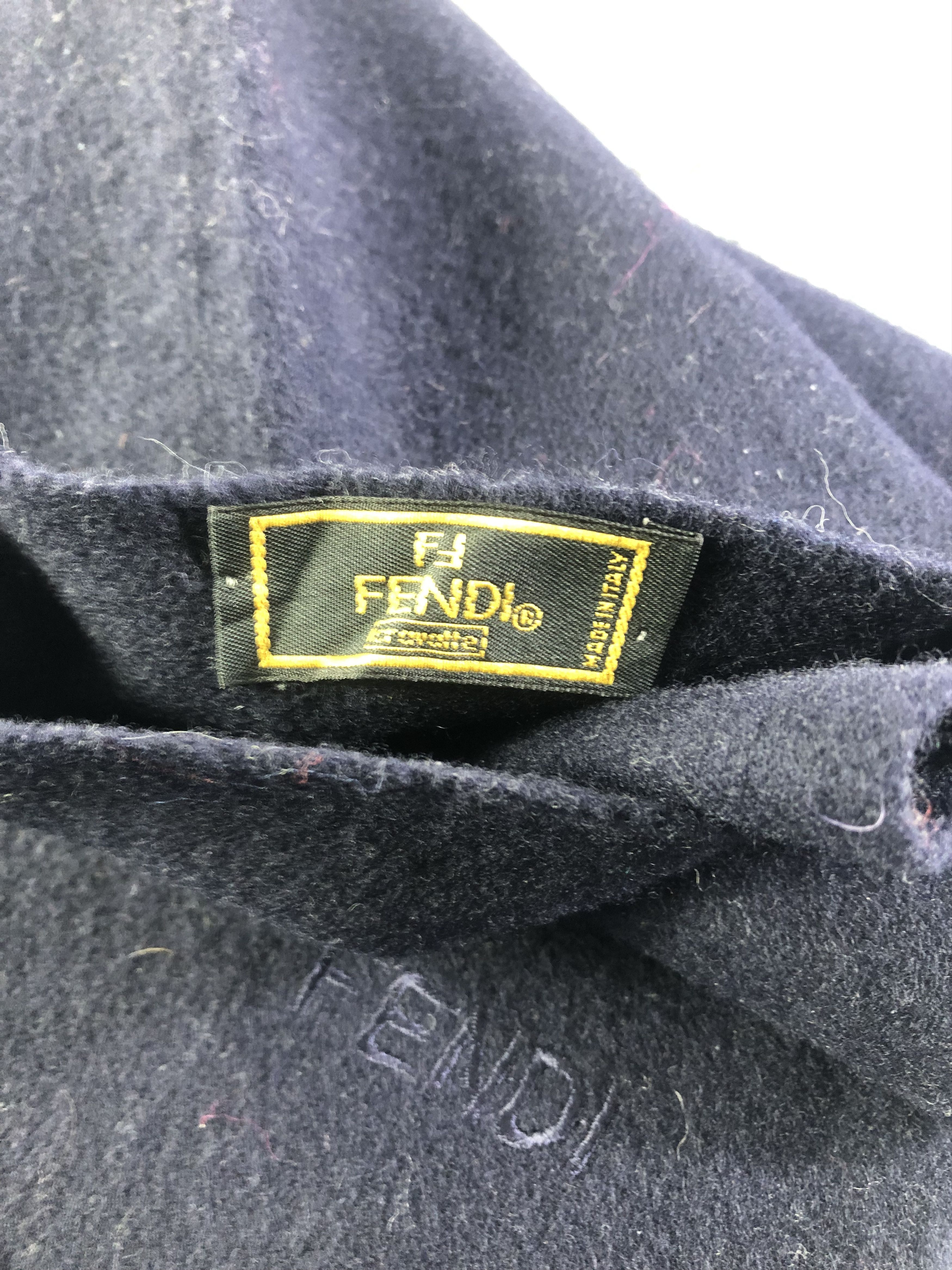 Vintage Fendi Plain Scarf / Muffler / Neckwear SS1294 Size ONE SIZE - 6 Thumbnail