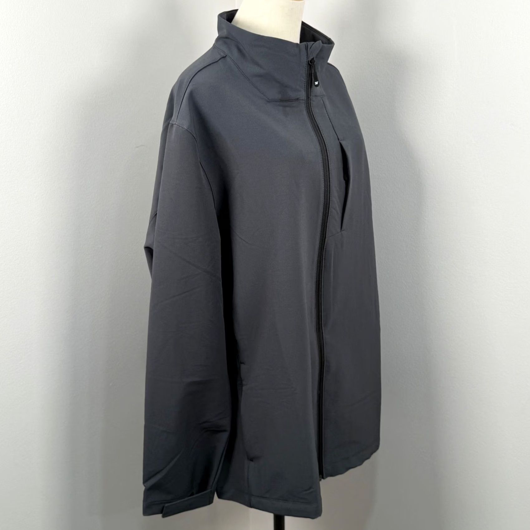 Vintage 32 Degrees Heat Softshell Jacket Mens XXL Gray Fleece Lined Full Zip Gorpcore Size US XXL / EU 58 / 5 - 4 Thumbnail