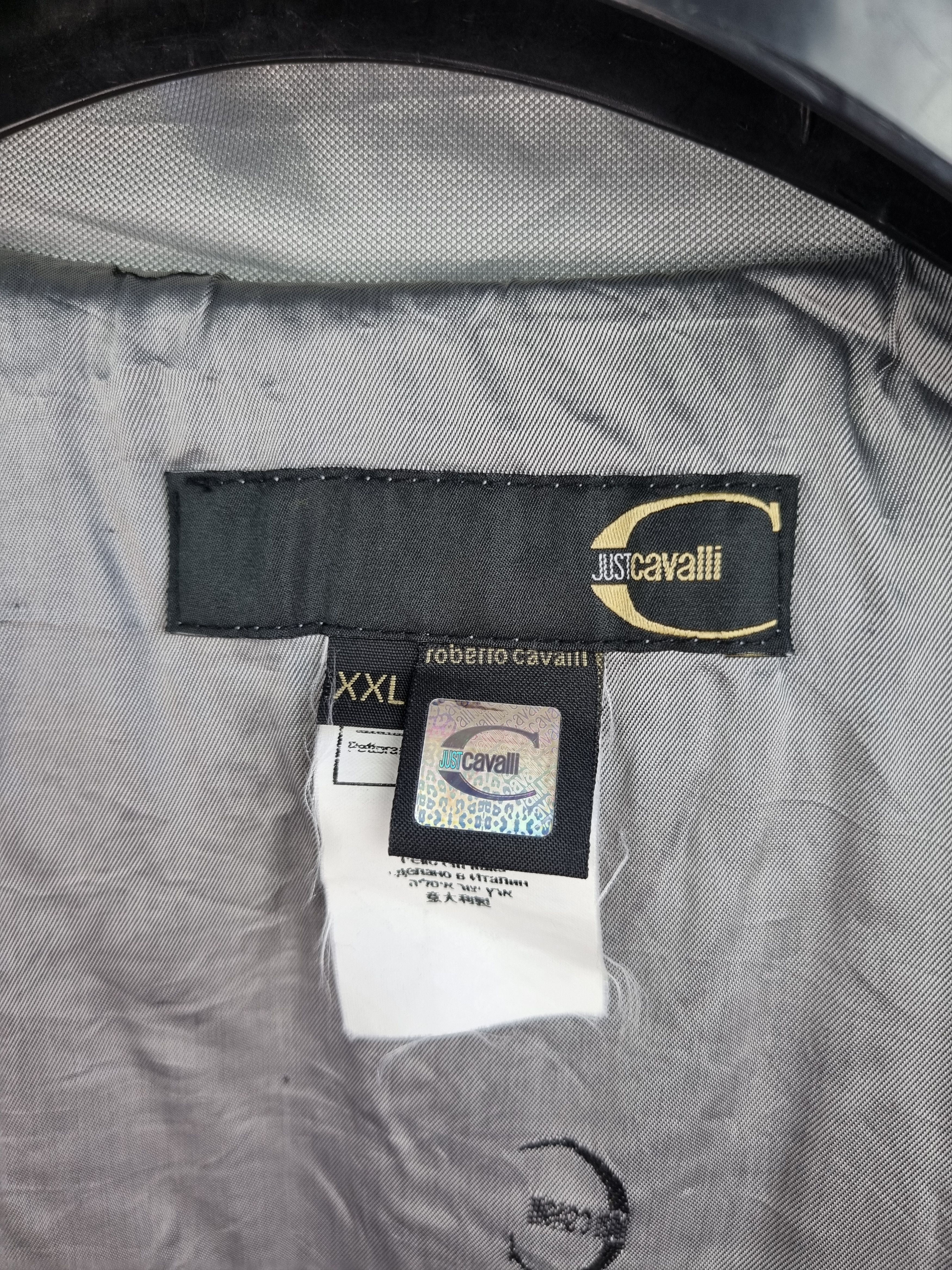 Just Cavalli × Roberto Cavalli Roberto CAVALLI Metallic Astronaut Design like HELMUT LANG Size US M / EU 48-50 / 2 - 9 Thumbnail
