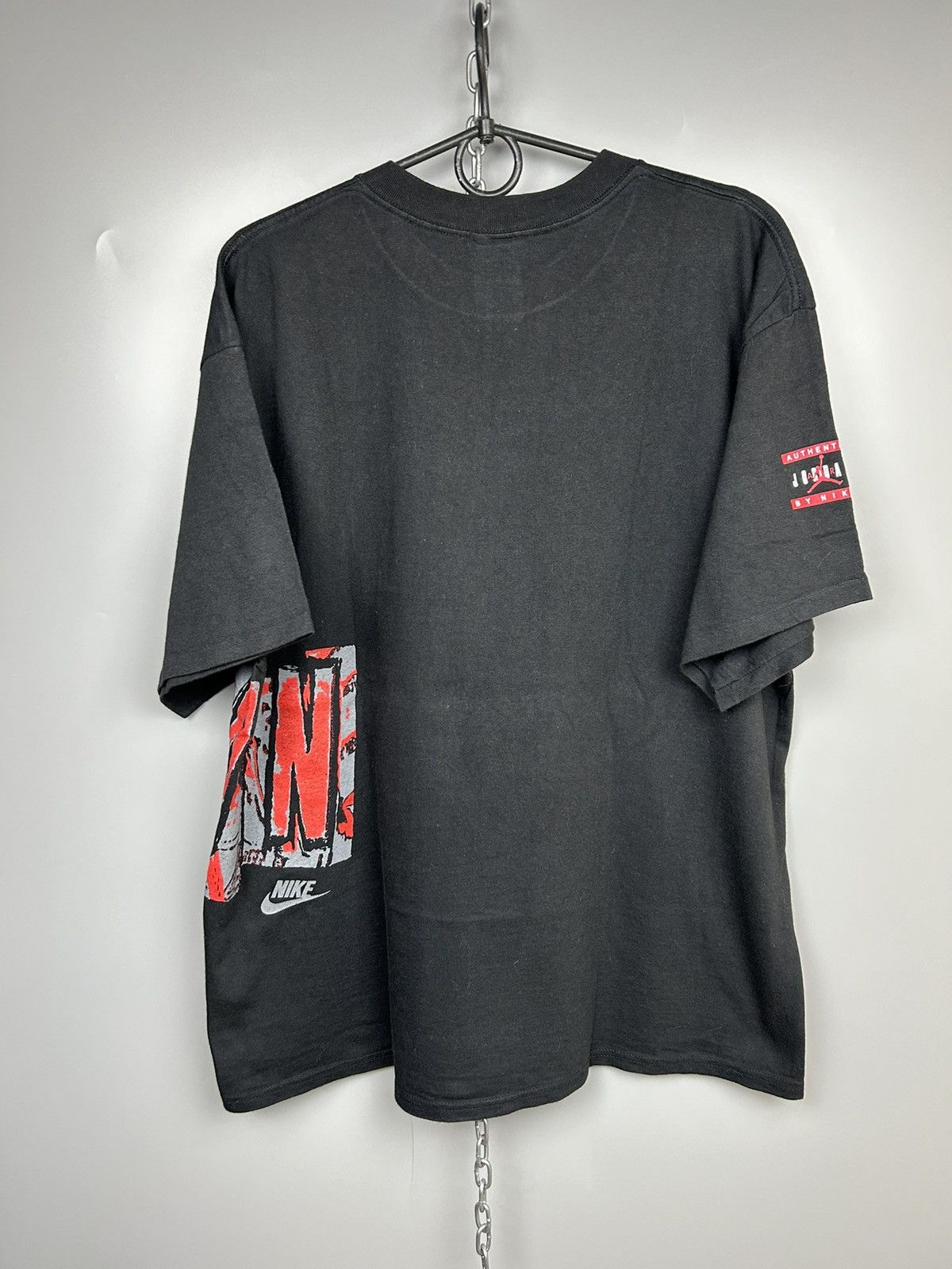 Nike × Vintage Vintage 90s Nike Jordan T shirt Logo Size US L / EU 52-54 / 3 - 11 Thumbnail