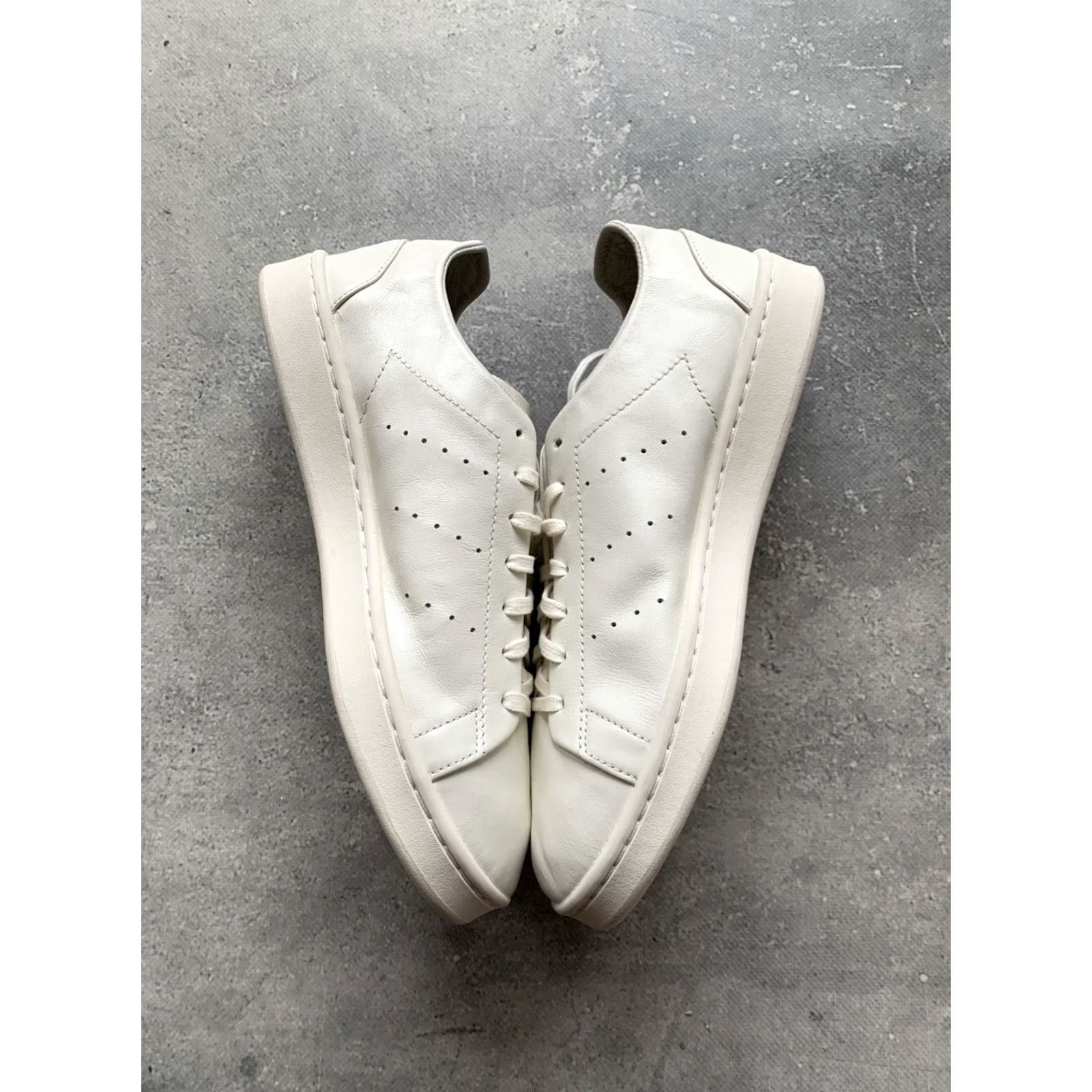 Adidas ADIDAS Y-3 STAN SMITH White Leather Sneaker Mens US 5.5 UK 5 EU 38 2024 Vintage No Size US 5 / EU 37 - 3 Thumbnail