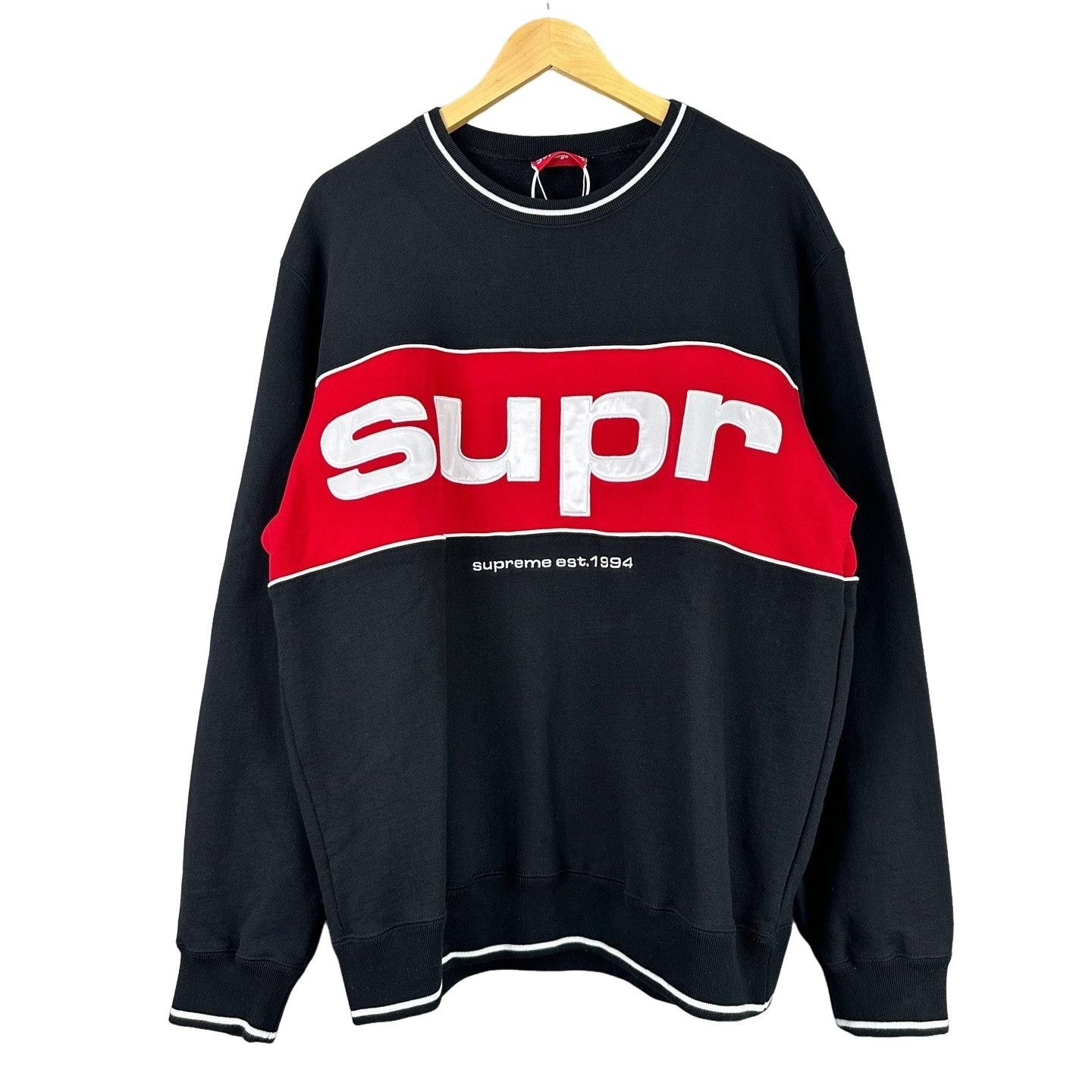 Supreme Supreme Patch Logo Crewneck Sweatshirt L Size US L / EU 52-54 / 3 - 1 Thumbnail