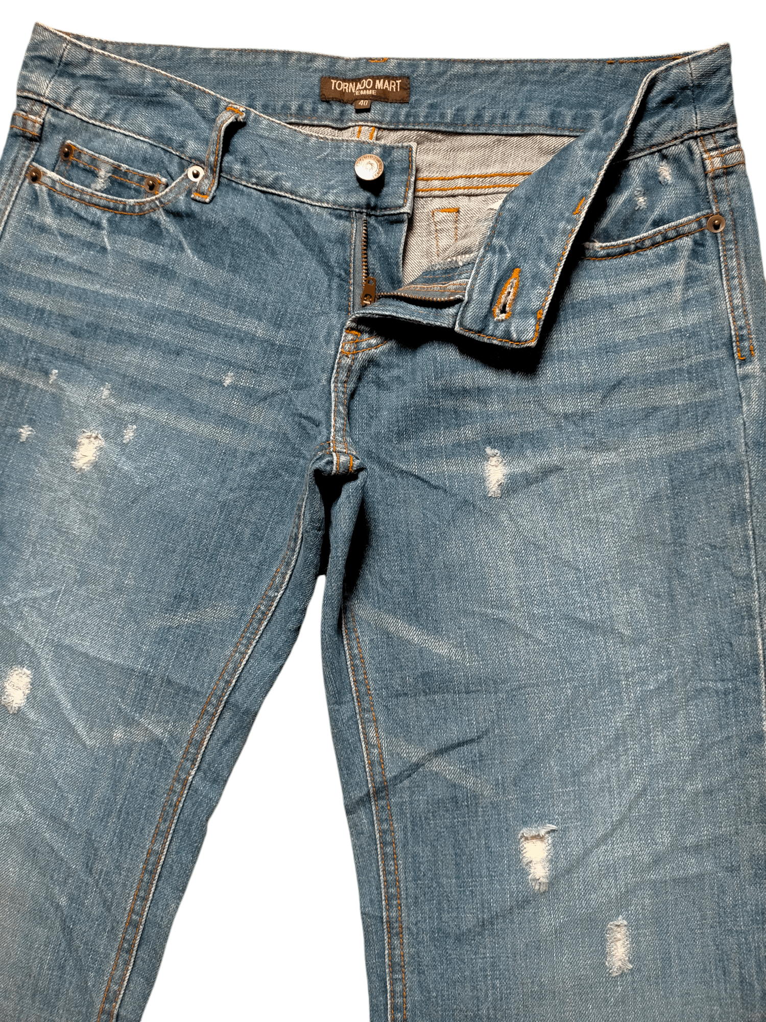 Tornado Mart Flare Jeans Tornado Mart Low Rise Boot cut denim Size US 32 / EU 48 - 6 Thumbnail