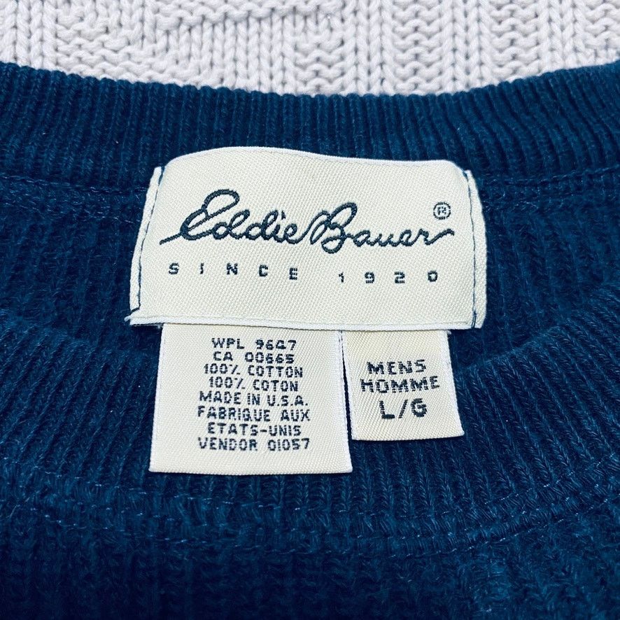 Eddie Bauer Vintage 90s Eddie Bauer black crewneck sweater Size US L / EU 52-54 / 3 - 4 Thumbnail