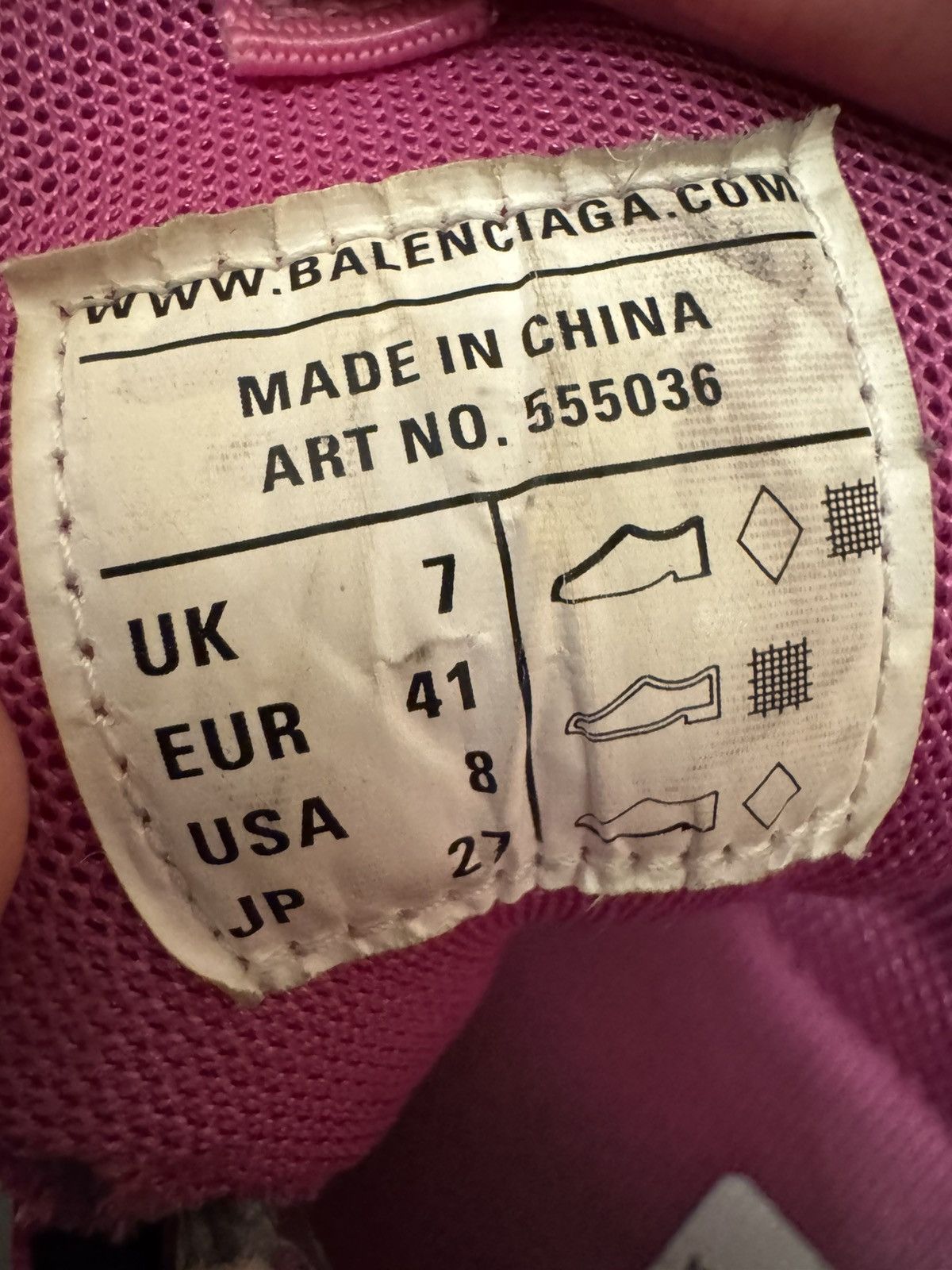 Balenciaga Balenciaga LED Track Black Pink Grey Size US 8 / EU 41 - 15 Thumbnail