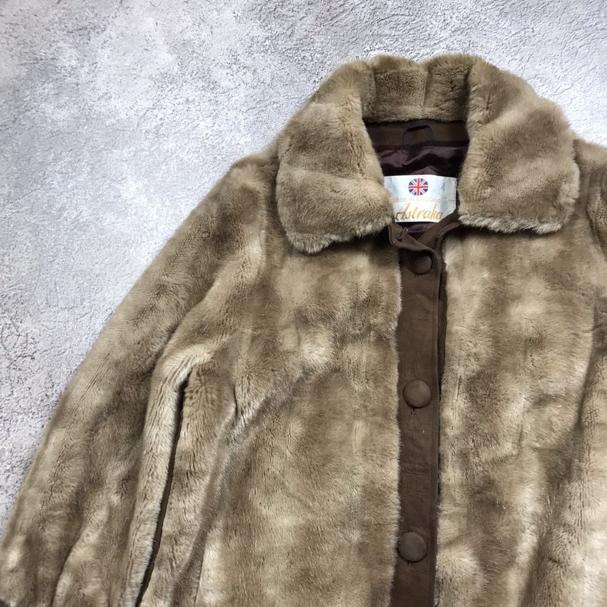 Vintage Vintage 90s Faded Fur Collar Jacket Gorpcore Tan Relaxed L Size L / US 10 / IT 46 - 2 Thumbnail
