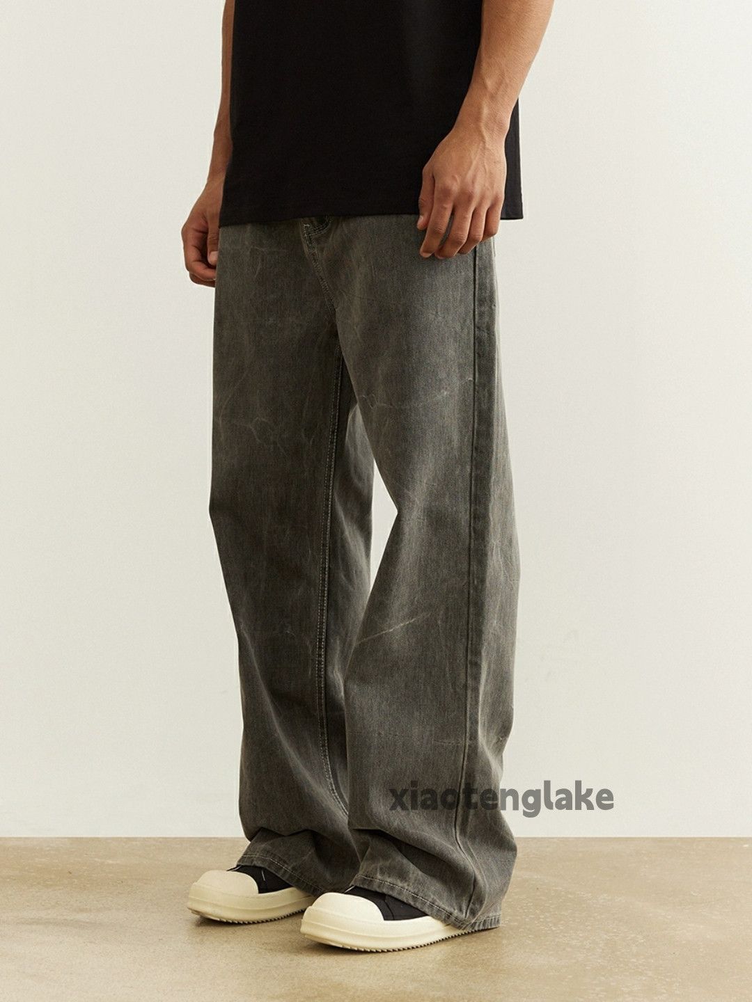 Jean × Vintage washed faded cleanfit yuppie pattern hiphop jeans Size US 32 / EU 48 - 4 Thumbnail
