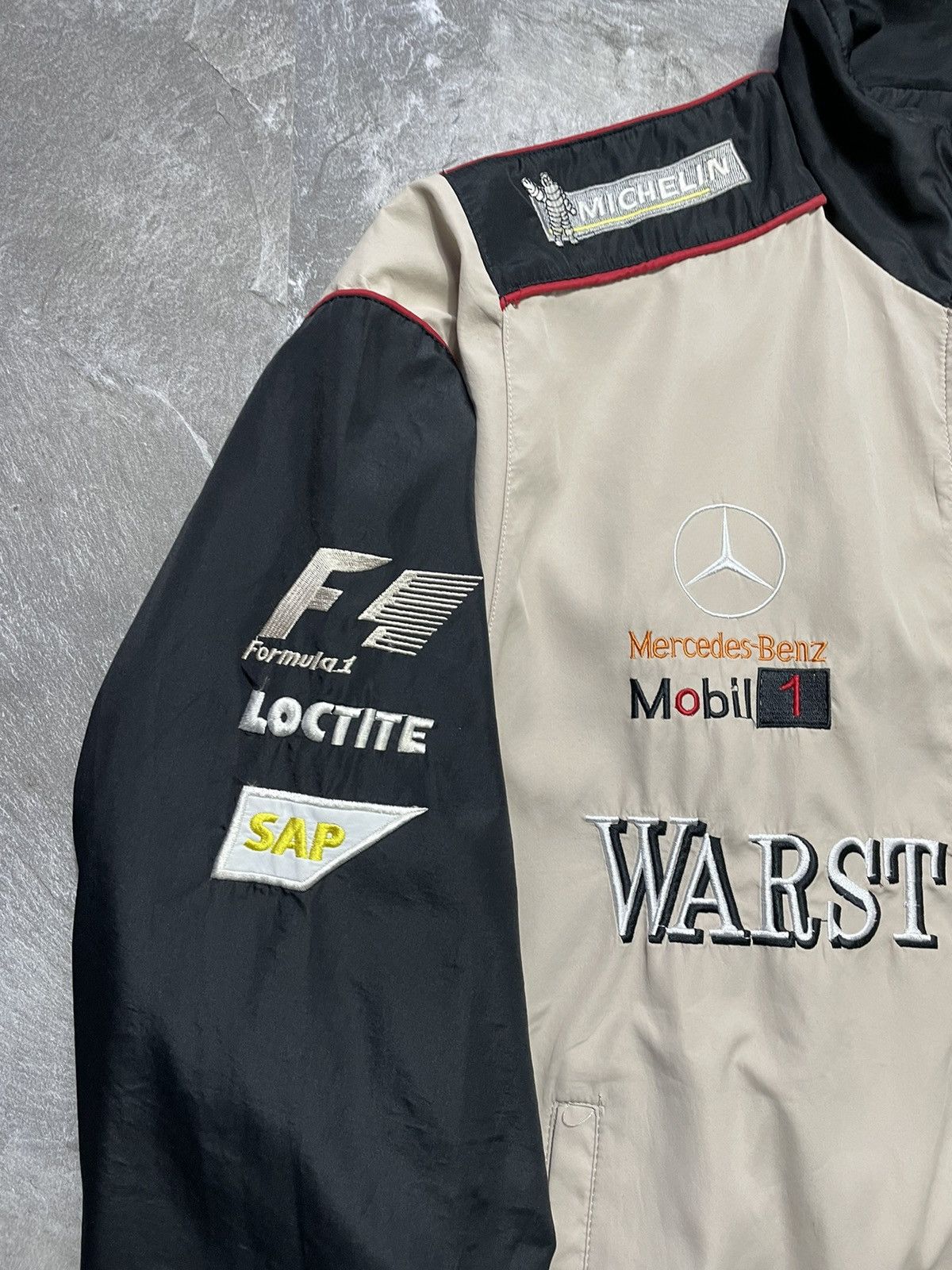 Formula 1 Vintage Mercedes-Benz West Warsteiner F1 Racing Jacket Y2K Size US M / EU 48-50 / 2 - 6 Thumbnail