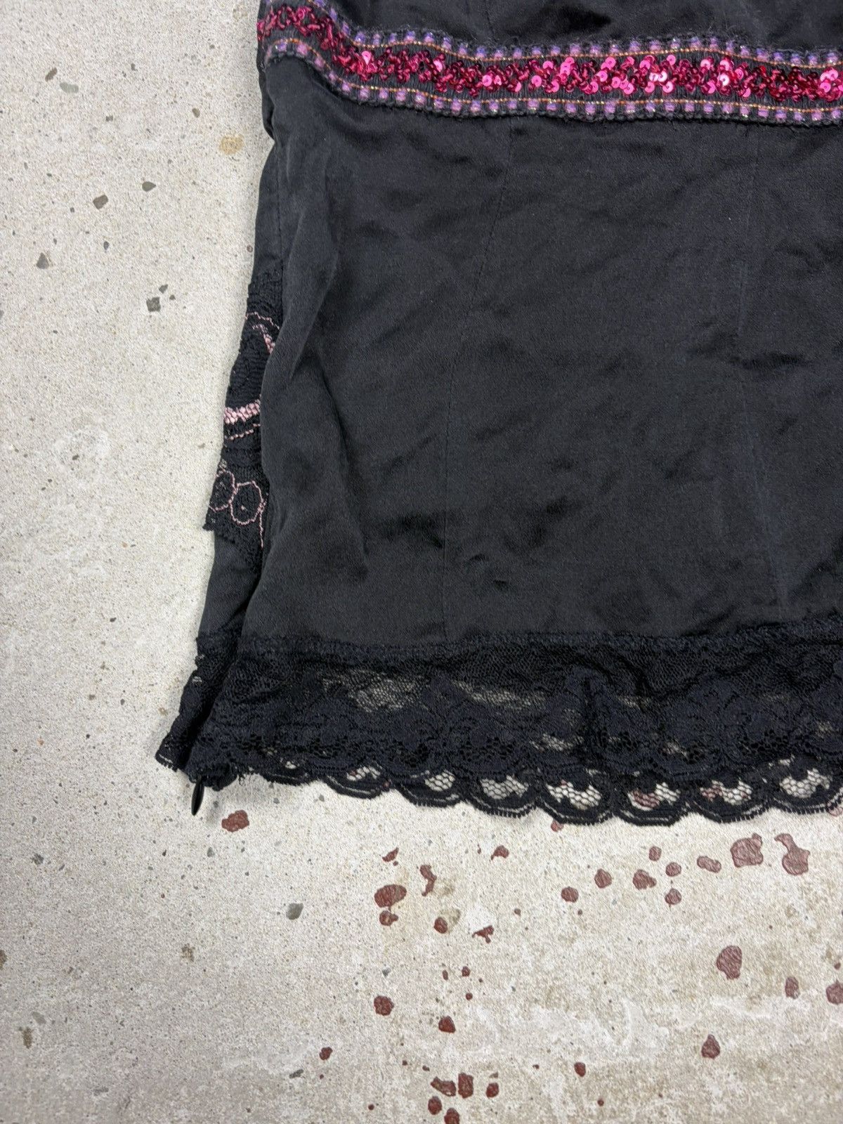 Dolce & Gabbana 2000s Dolce & Gabbana Black Silk Lace Trims Corset Top Size M / US 6-8 / IT 42-44 - 11 Thumbnail