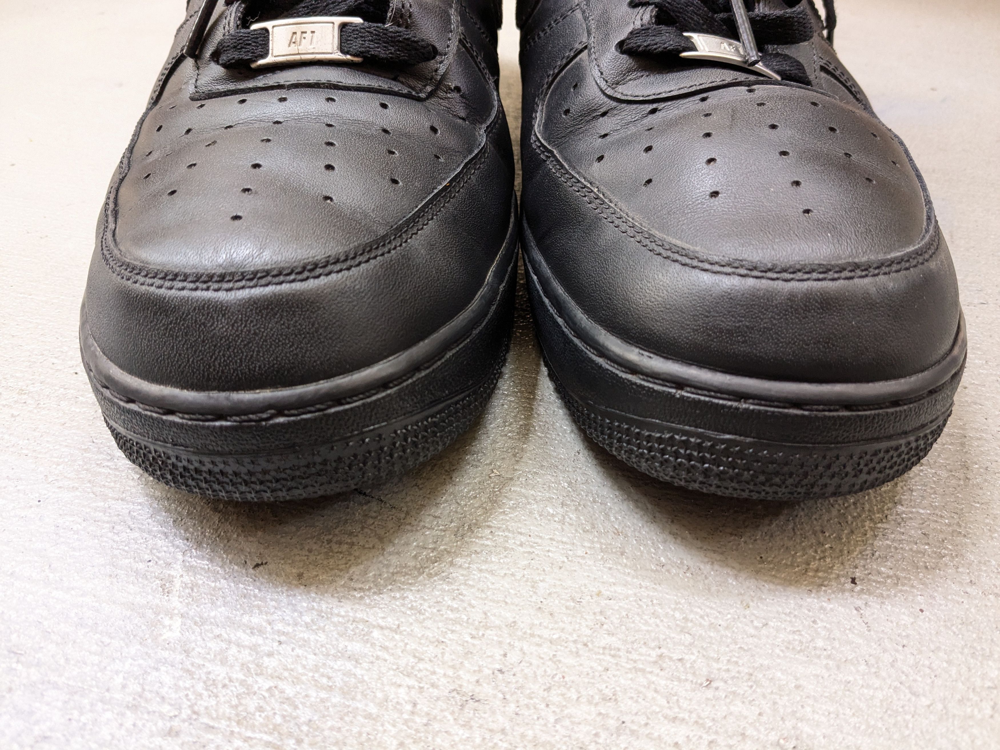 Nike Air Force 1 '07 Triple Black Low Leather 315122-001