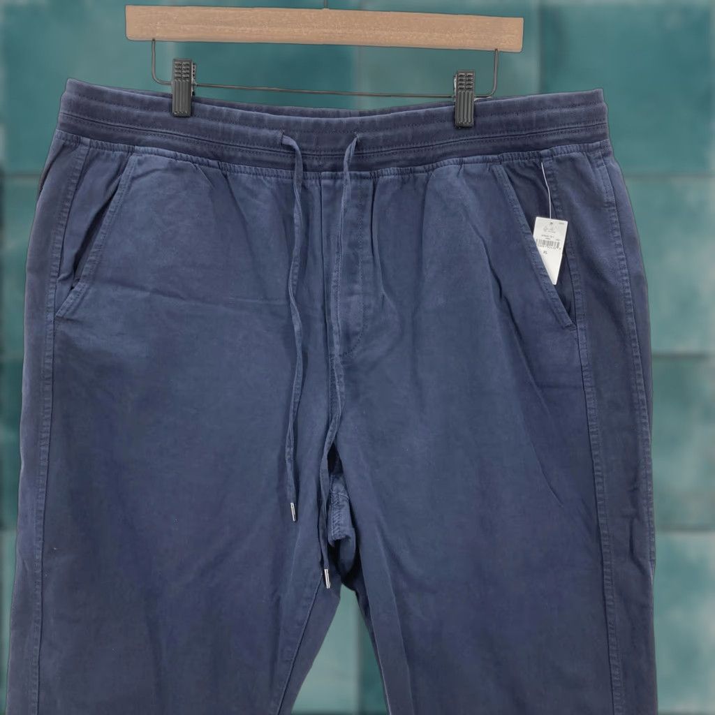 Gap GAP Pants Mens XL Blue Tapestry Navy Rib Pull On Joggers Garment Dyed Casual NWT Size US 36 / EU 52 - 1 Thumbnail