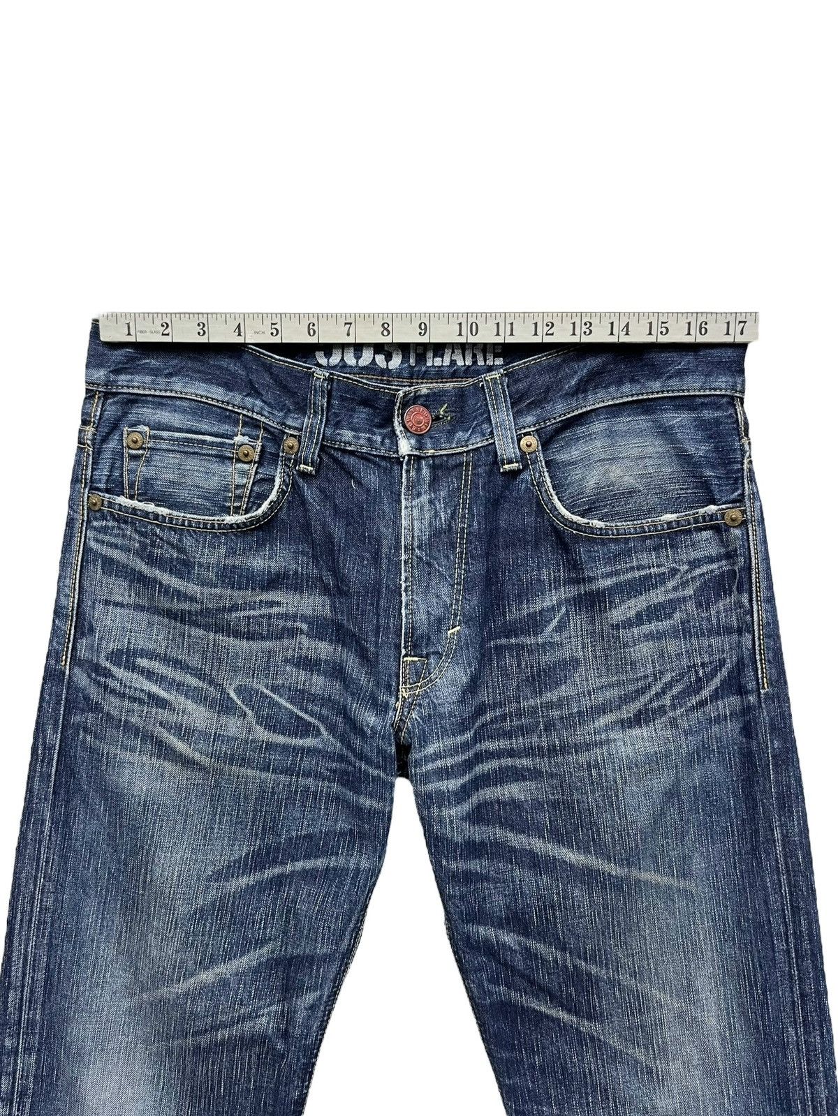 FYE🔥EDWIN 503 FLARE Raw Blue Denim Made in Japan💥