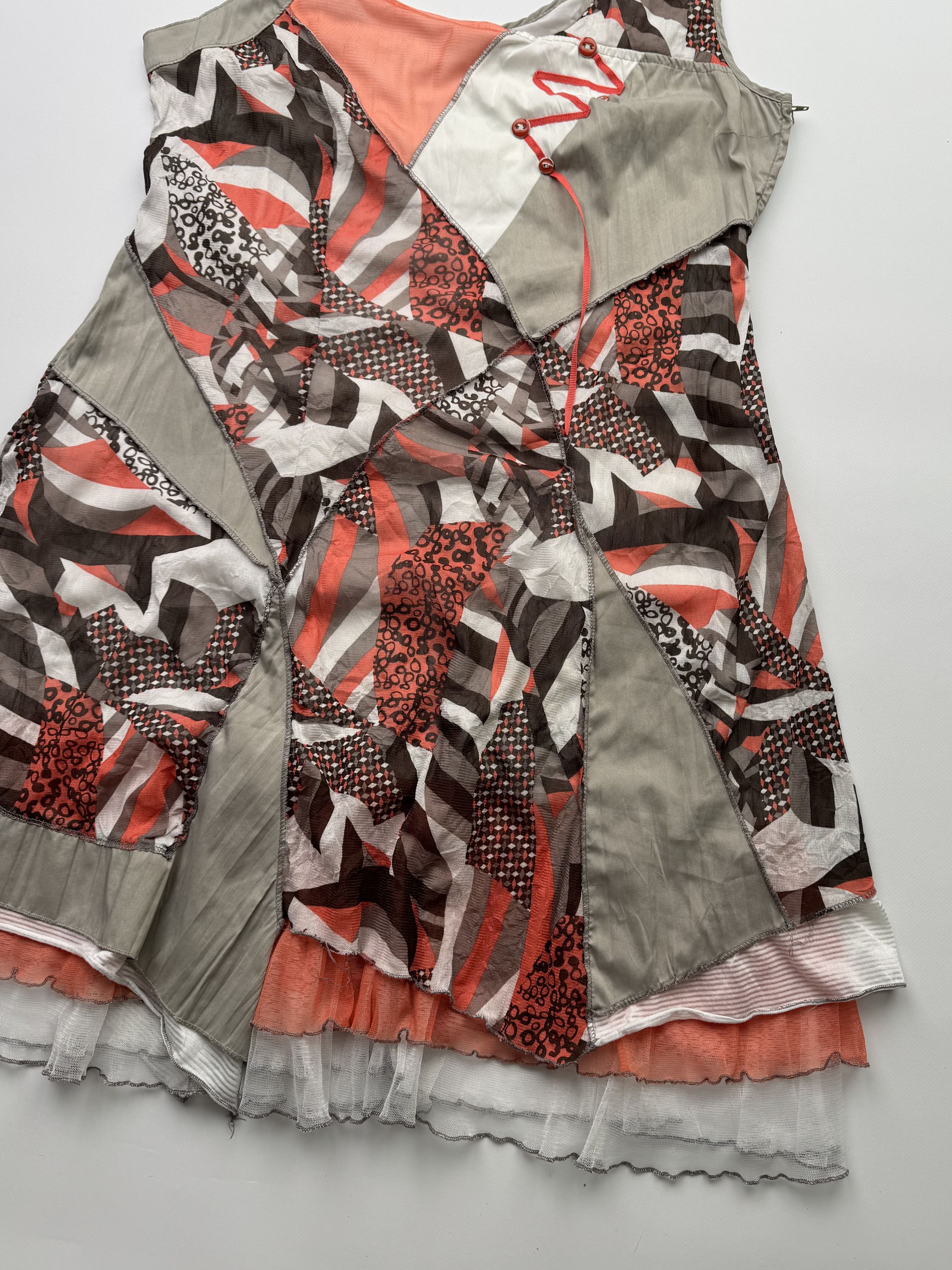 Japanese Brand Vintage Flare Dress B258 E2(V367) Size L / US 10 / IT 46 - 4 Thumbnail