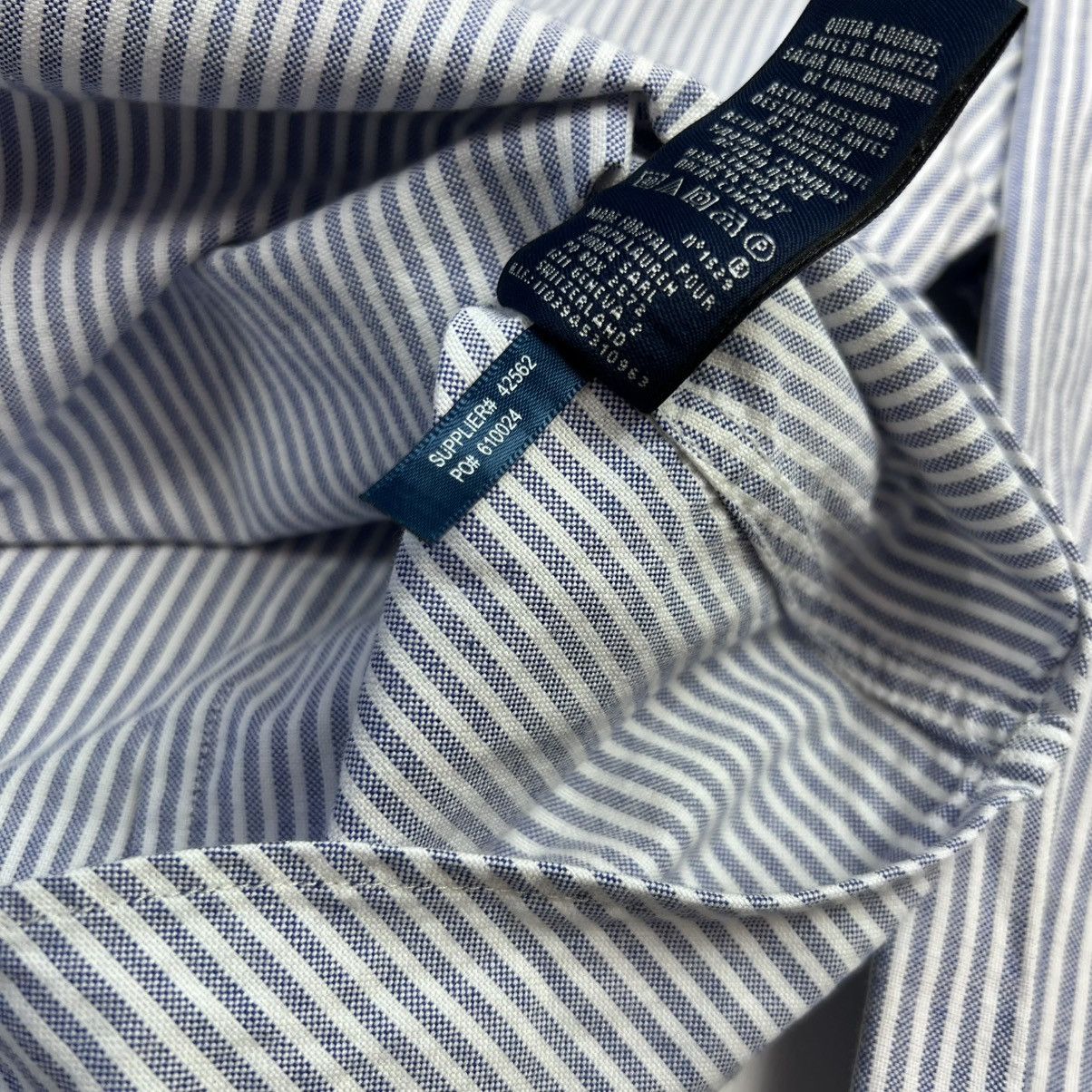 Polo Ralph Lauren × Vintage Polo Ralph Lauren stripped Oxford shirt Size XL / US 12-14 / IT 48-50 - 6 Thumbnail