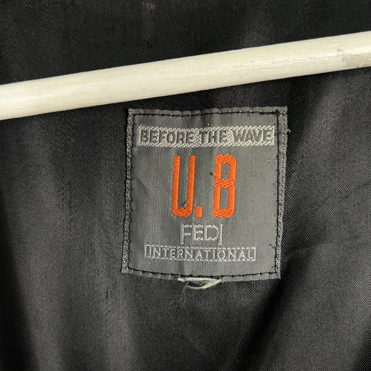 Japanese Brand 🔥 UB FEDI LEATHER BIKERS MOTO JACKET Size US M / EU 48-50 / 2 - 13 Thumbnail