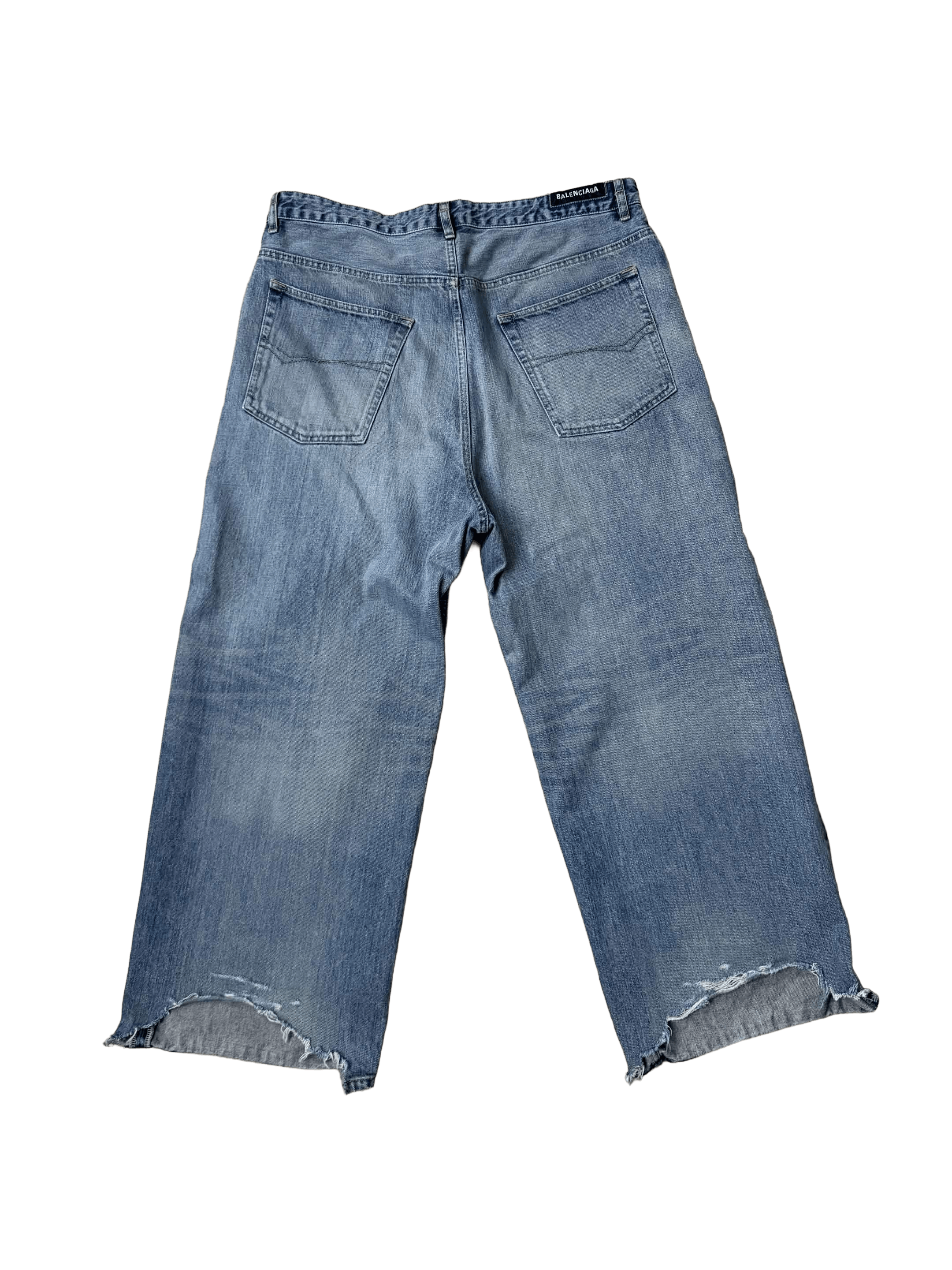 Balenciaga AW23 Balenciaga Drawstring Jeans Size US 36 / EU 52 - 2 Thumbnail