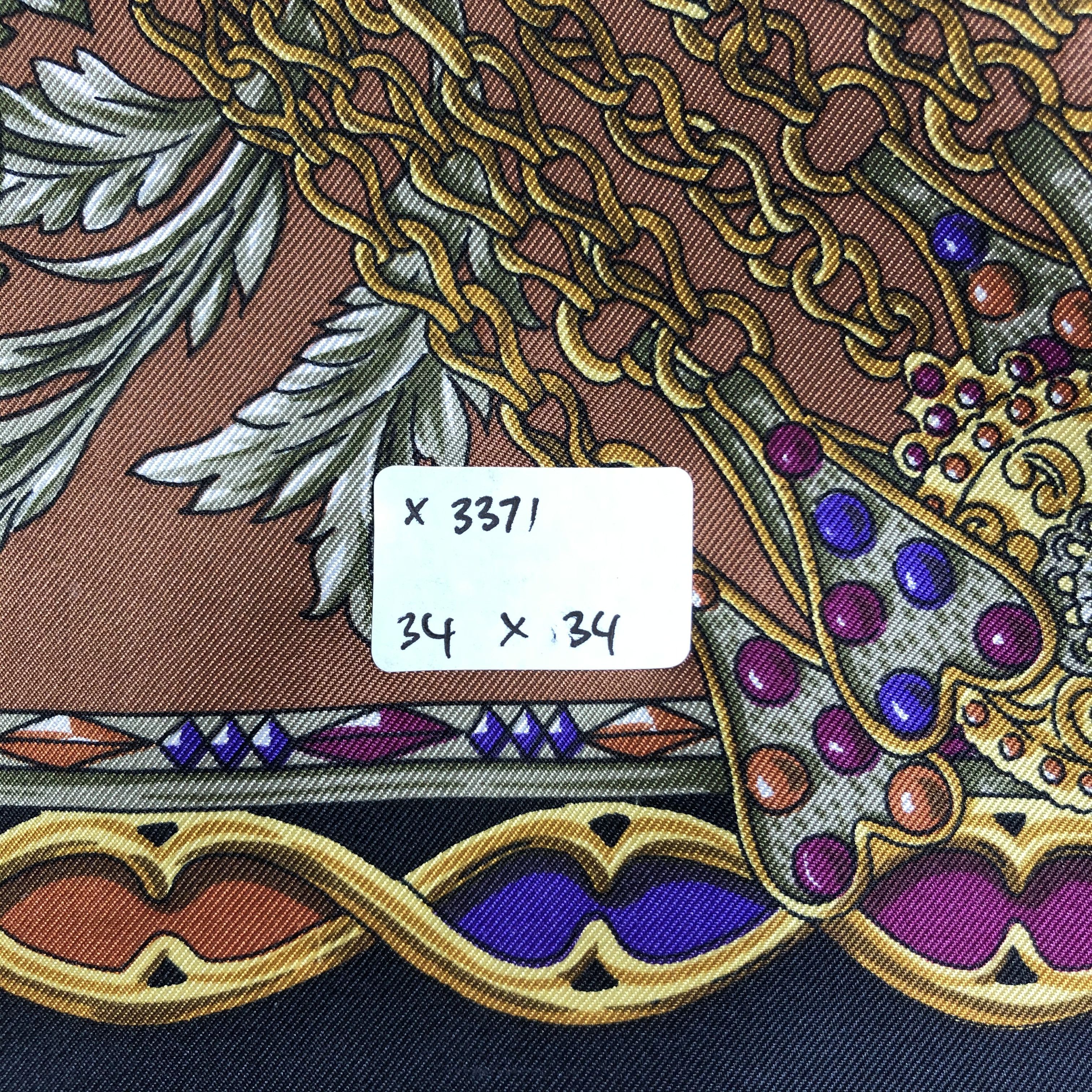 Vintage Vintage Silk Scarf Size ONE SIZE - 6 Thumbnail