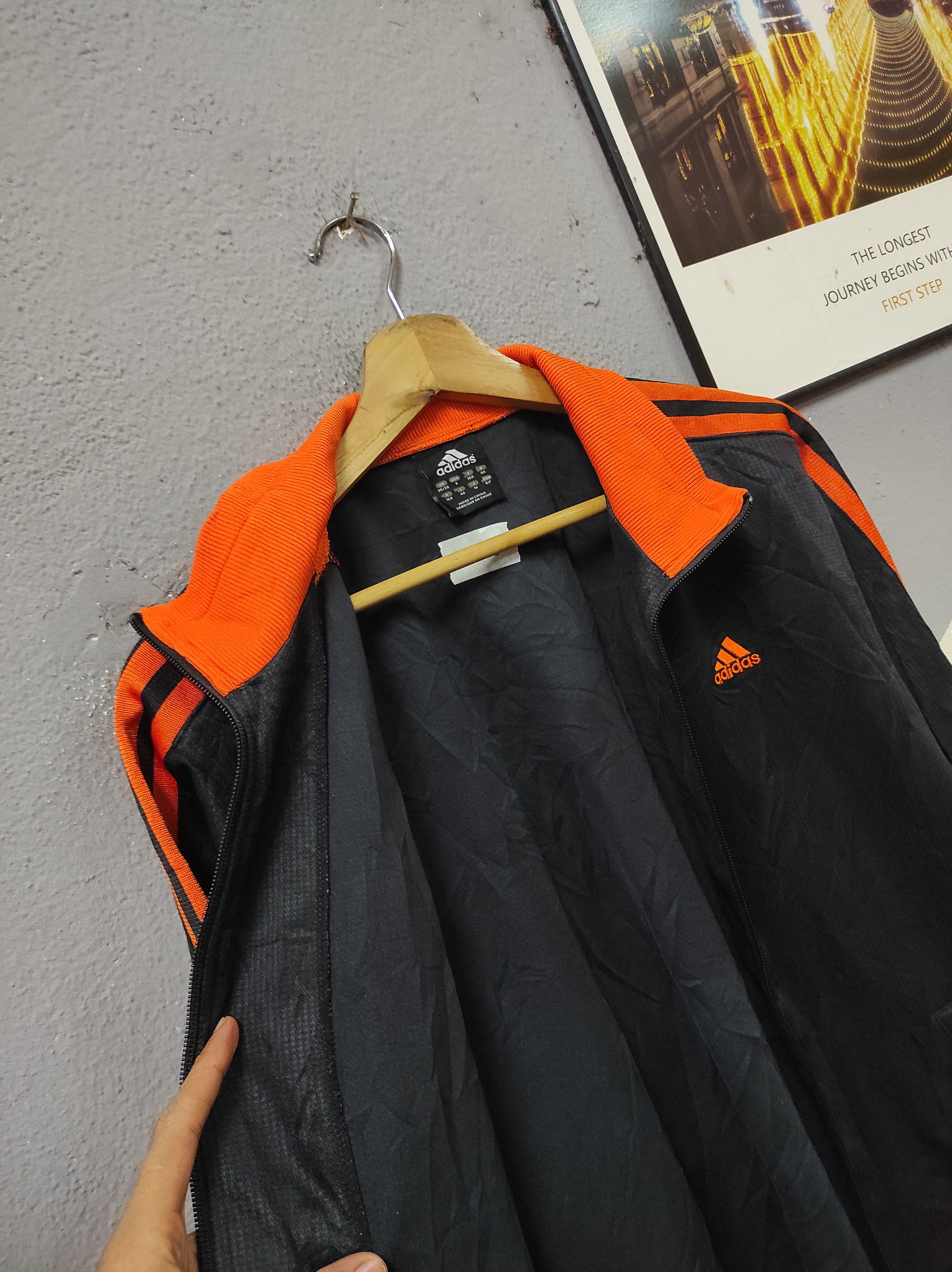 Adidas ADIDAS THREE STRIPES TRACKTOP JACKET Size US M / EU 48-50 / 2 - 4 Thumbnail