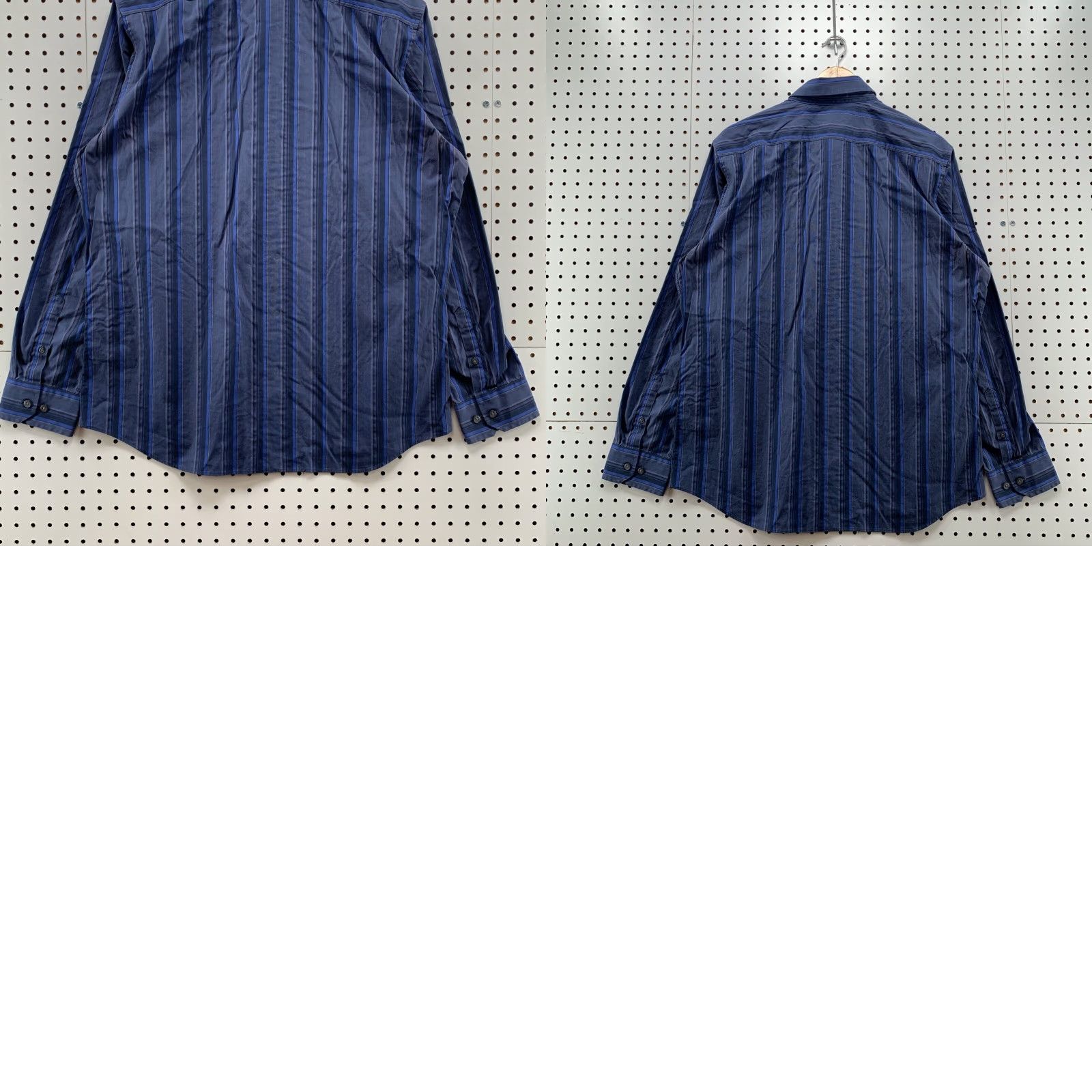 Banana Republic Banana Republic Button-Up Shirt Mens M Long Sleeve Blue Striped Casual Business Shirt Size US L / EU 52-54 / 3 - 10 Thumbnail