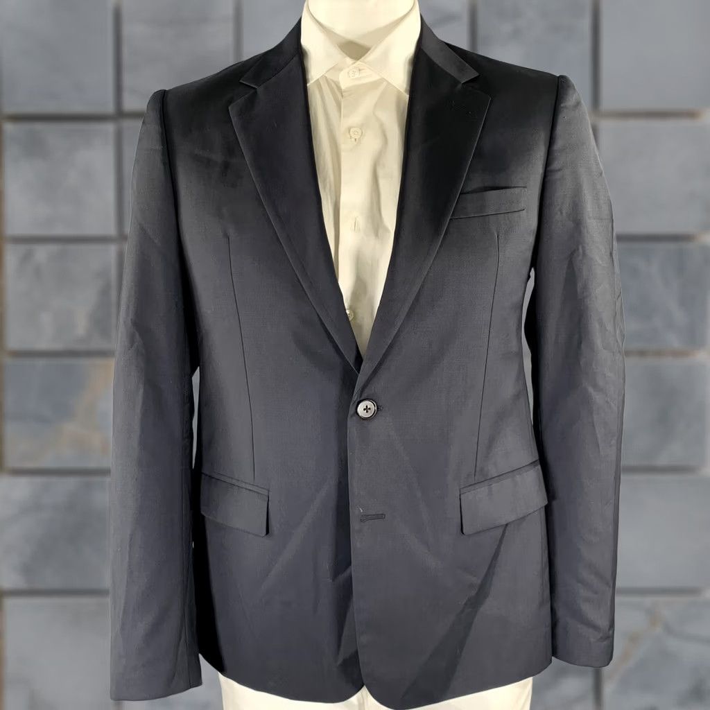 Maison Margiela MAISON MARGIELA Navy Wool Sport Coat Notch Lapel Size 42 Mens Size US XS / EU 42 / 0 - 1 Thumbnail