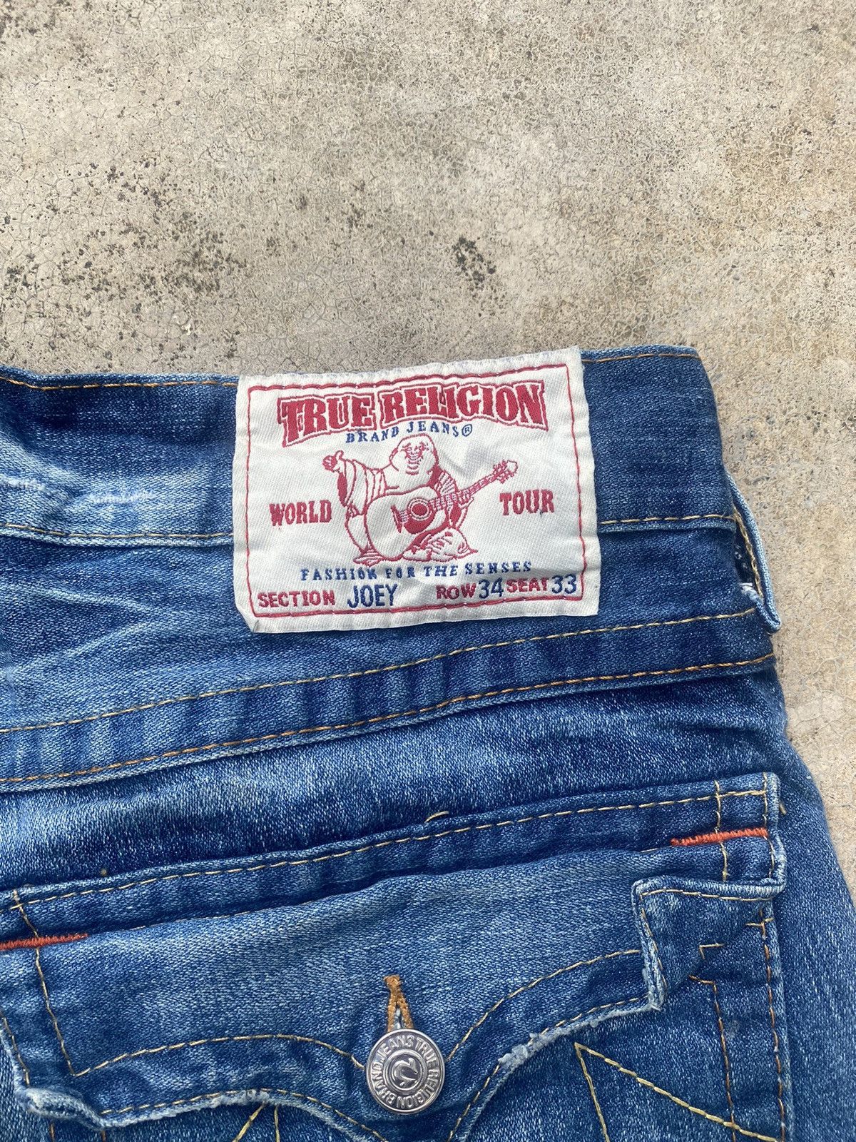 If Six Was Nine × Japanese Brand × True Religion True Religion Straight Cut Jeans Size US 37 - 16 Thumbnail