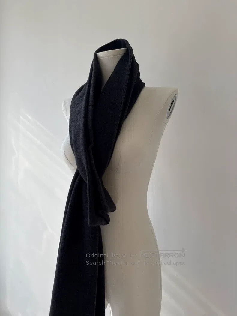 Yohji Yamamoto Yohji Yamamoto 05AW layered cashmere wool scarf Size ONE SIZE - 2 Thumbnail