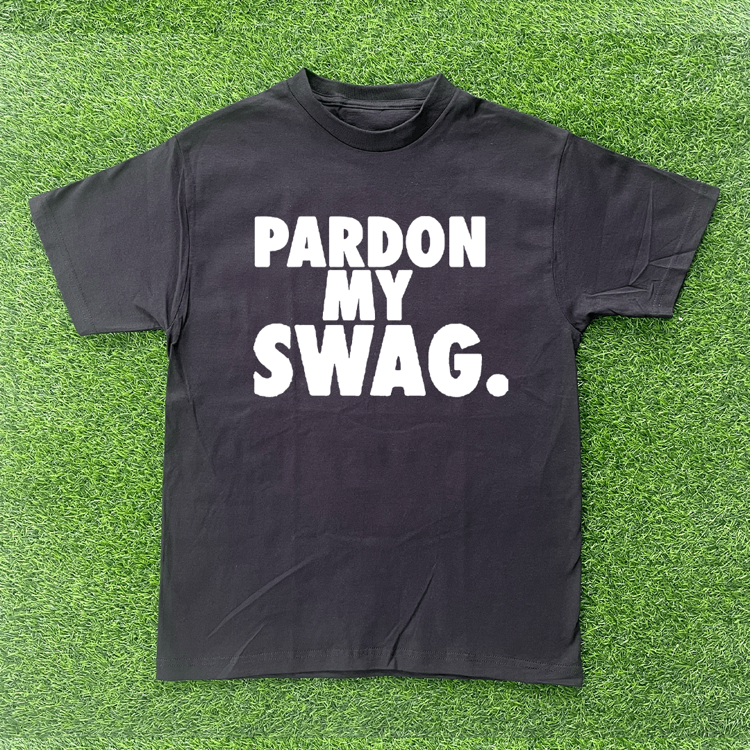 Vintage PARDON MY SWAG TSHIRT Size US M / EU 48-50 / 2 - 1 Preview