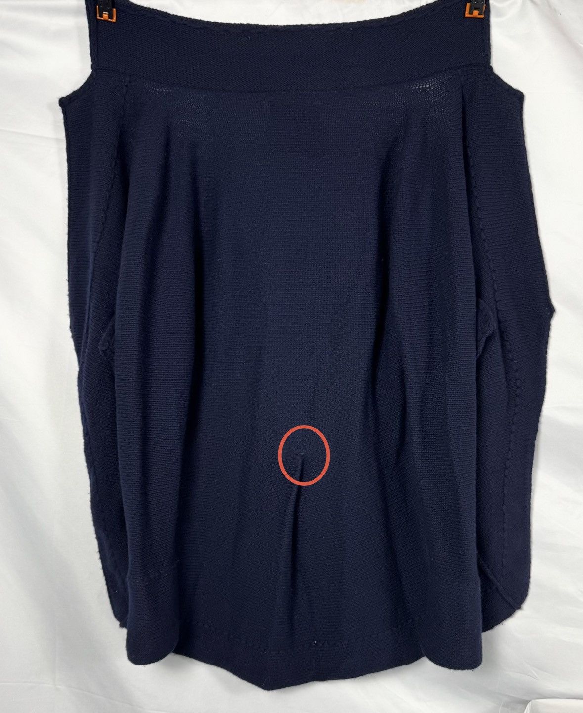 Y's Y's Yohji Yamamoto Navy Wool Knit Cutaway Jacket, Size 2 Size XS / US 0-2 / IT 36-38 - 7 Thumbnail