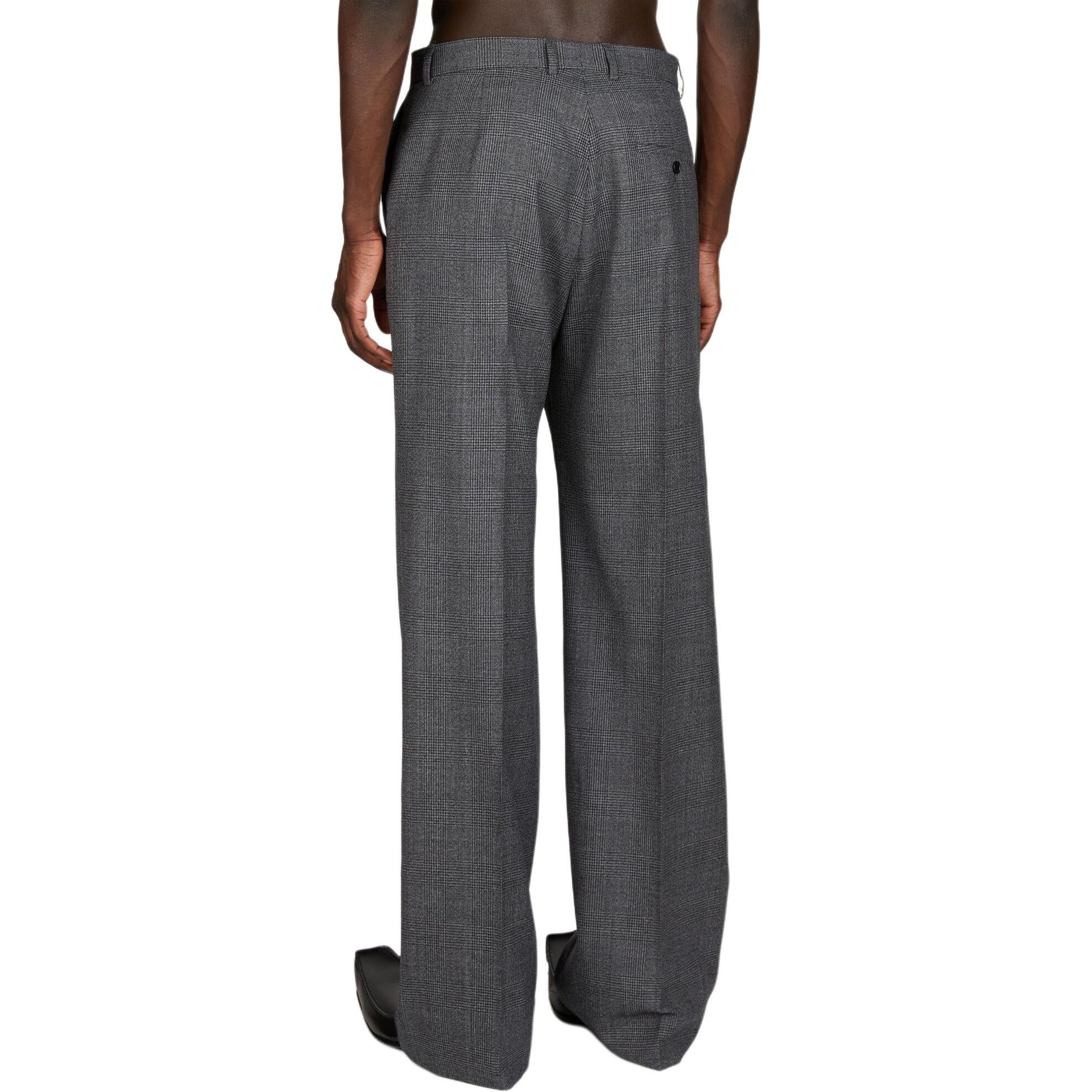 Balenciaga o1tr1nto0825 Dup / Regular Fit Tailored Pants in Grey Size US 28 / EU 44 - 3 Thumbnail