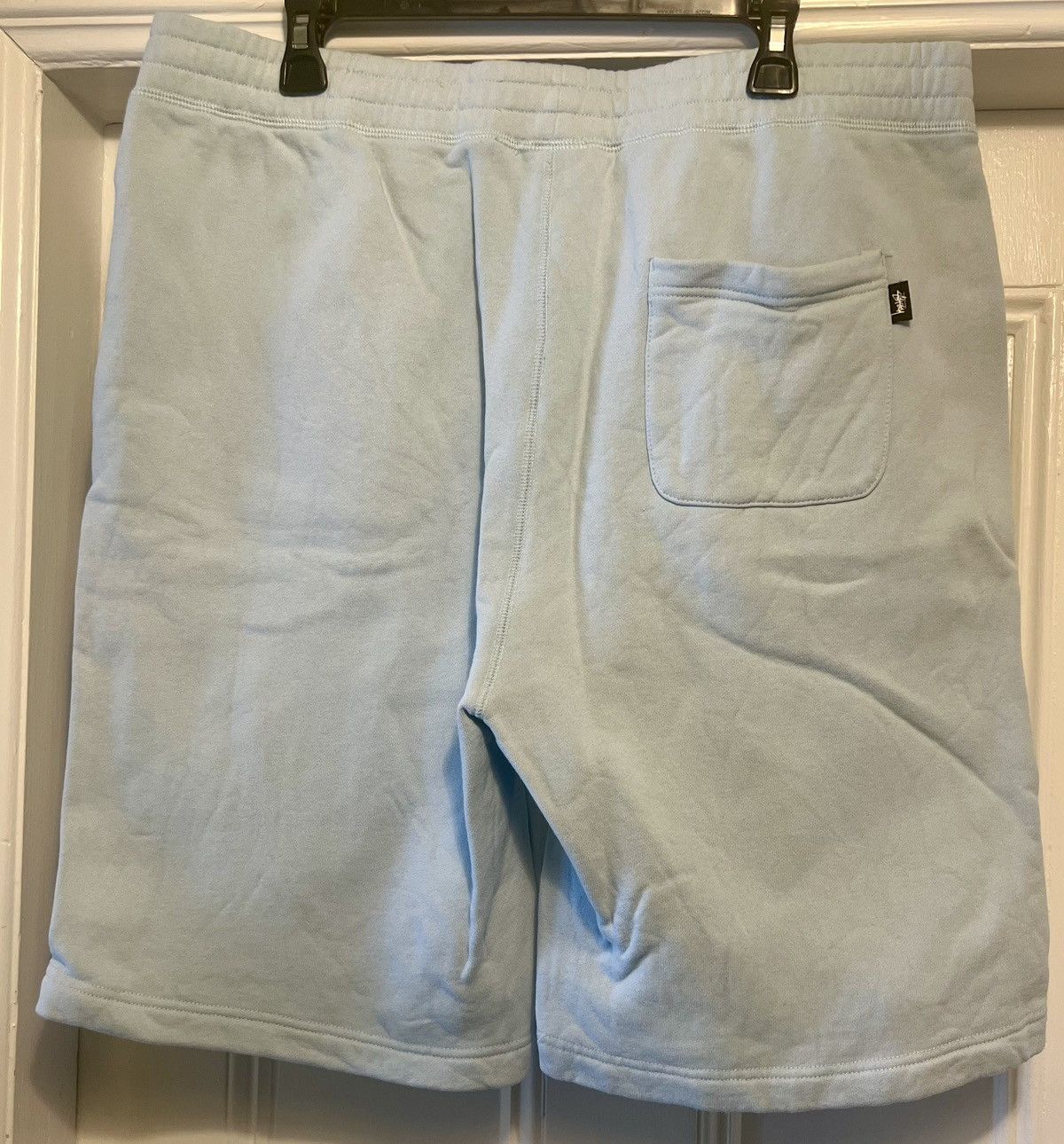 Stussy Authentic Stussy Stock Fleece shorts baby blue xxl cotton Size US 40 / EU 56 - 4 Thumbnail