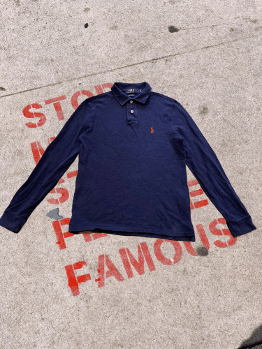 Polo Ralph Lauren Polo Ralph Lauren Rugby Long Sleeve Polo Striped Size US S / EU 44-46 / 1 - 1 Thumbnail